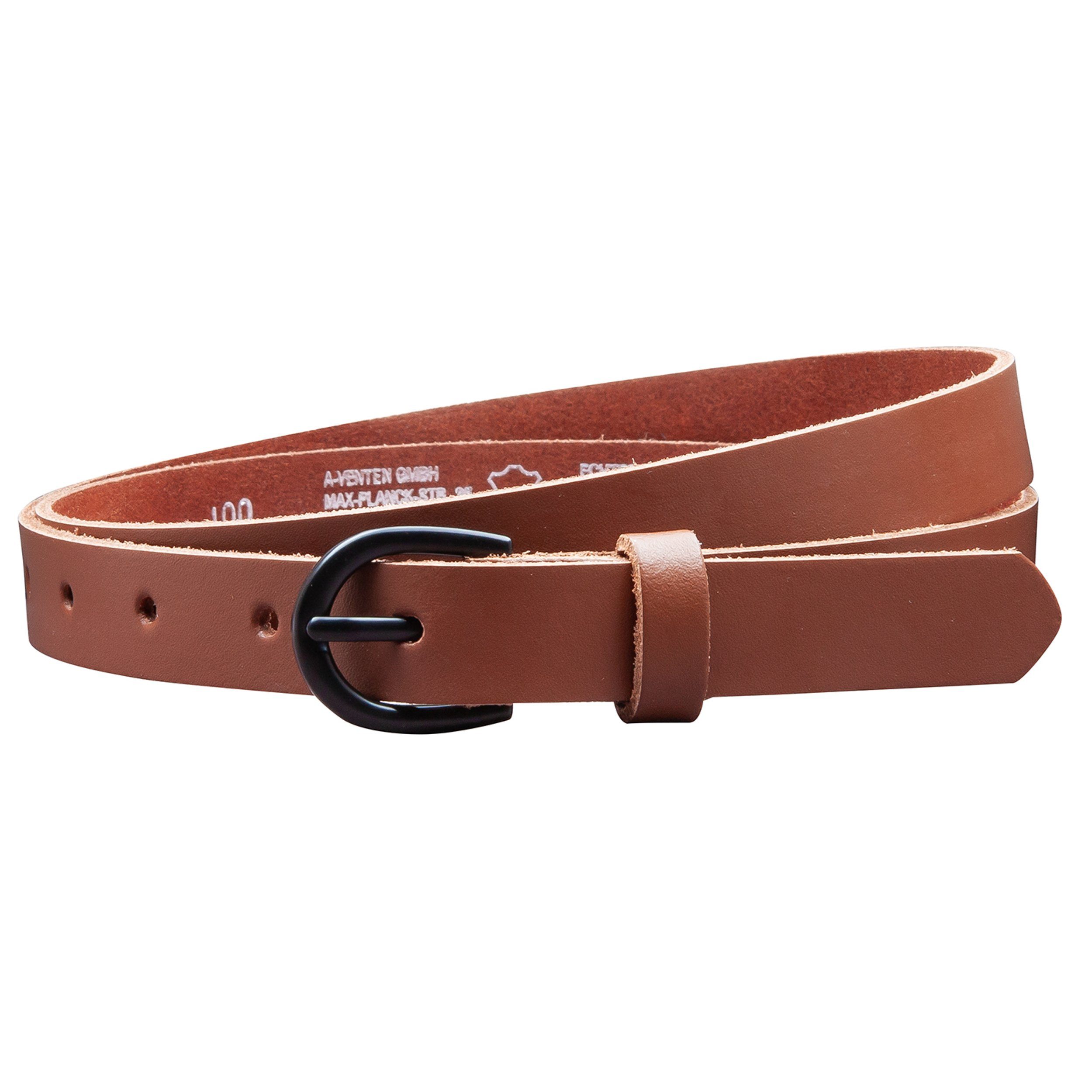 COLOGNEBELT Ledergürtel OM19-SL-Hellbraun MADE IN GERMANY, Hellbraun Kürzba günstig online kaufen