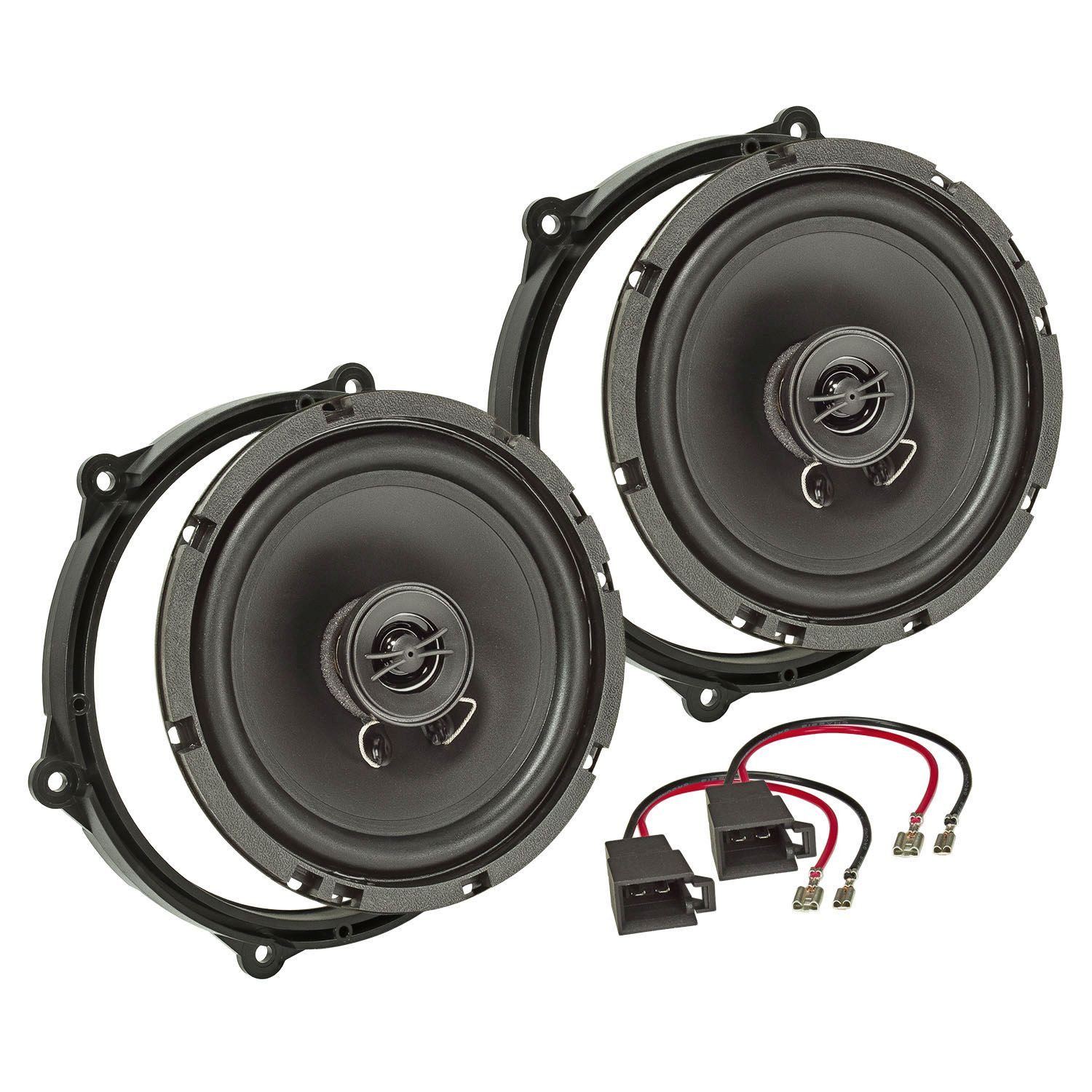 tomzz Audio TA16.5-Pro Lautsprecherset passt für Seat Ibiza 6J 6P 165mm Koaxial Sy Auto-Lautsprecher