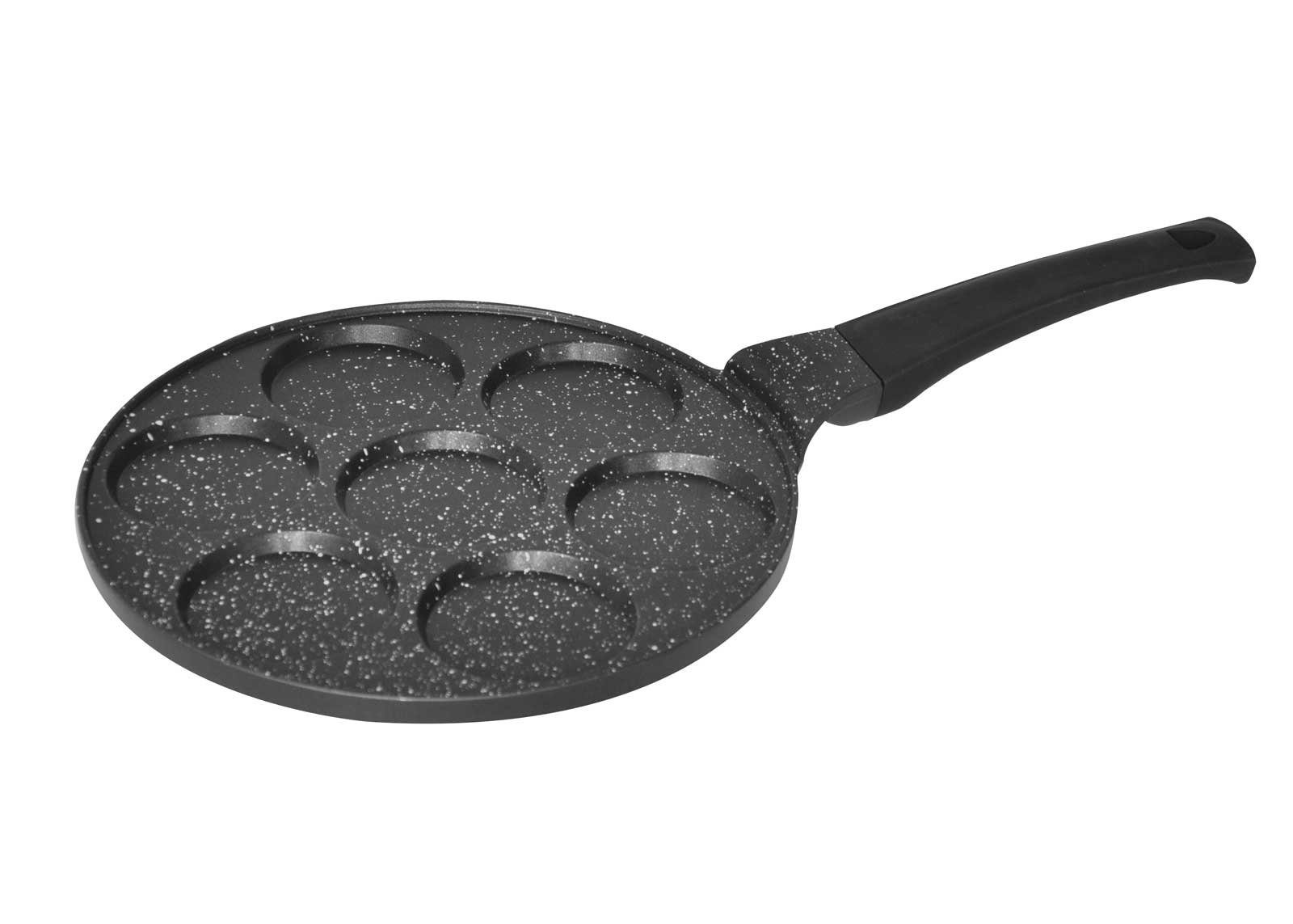 Cheffinger Crêpepfanne Pfannkuchen Oladji, Pancake Pancakes (Spar-Set), Aluminium Bratpfanne induktionsfähig