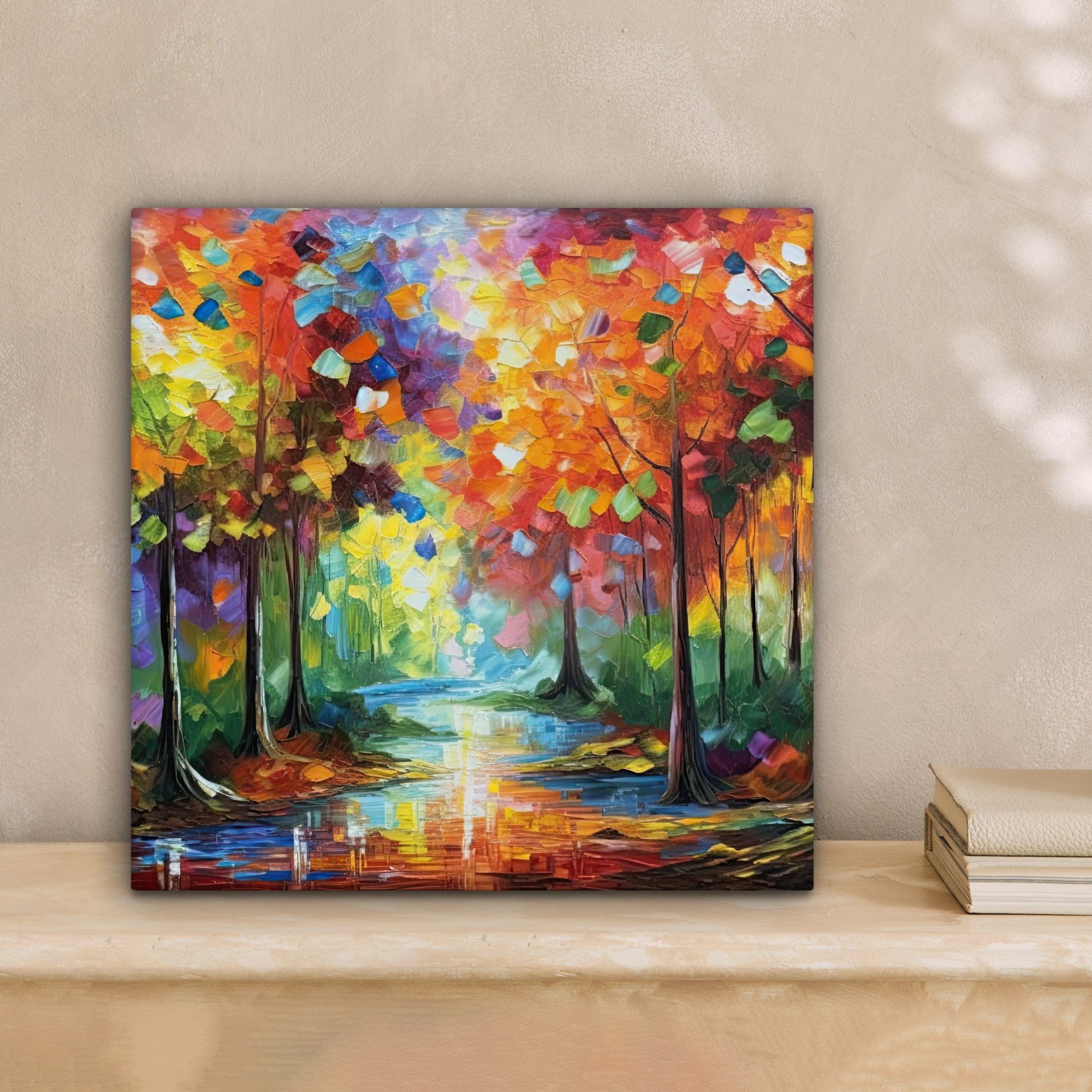 OneMillionCanvasses® Leinwandbild Landschaft - Wald - Farben - Natur, Fotod günstig online kaufen