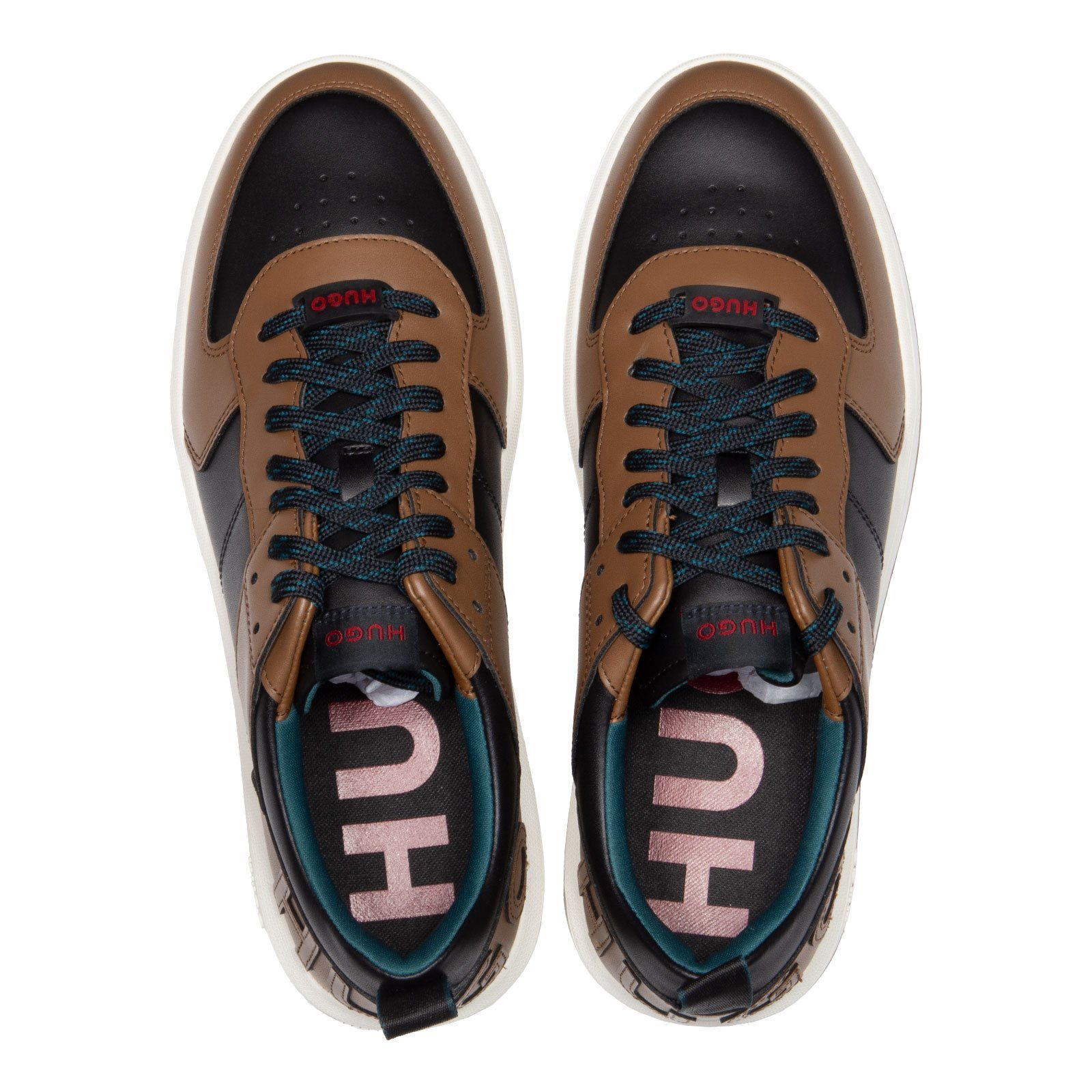 HUGO Kilian Tenn flmx Sneaker mit Logo-Patch an der Ferse