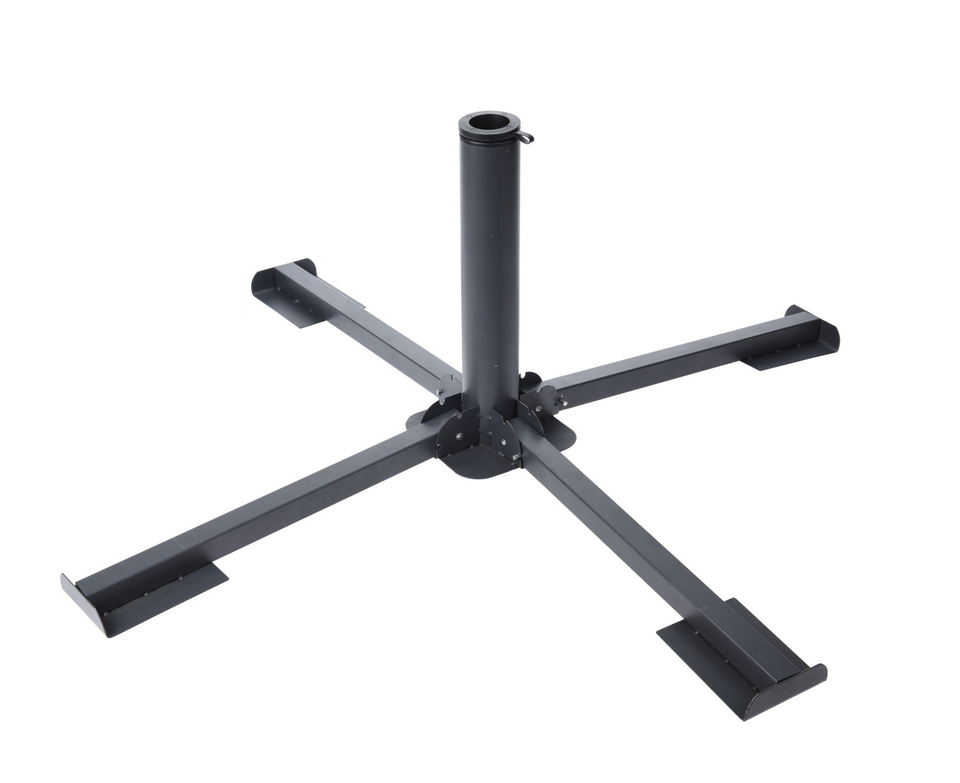 Spetebo Plattenständer Sonnenschirmständer für Gehwegplatten 40x40 cm, für Stöcke bis Ø 44 mm