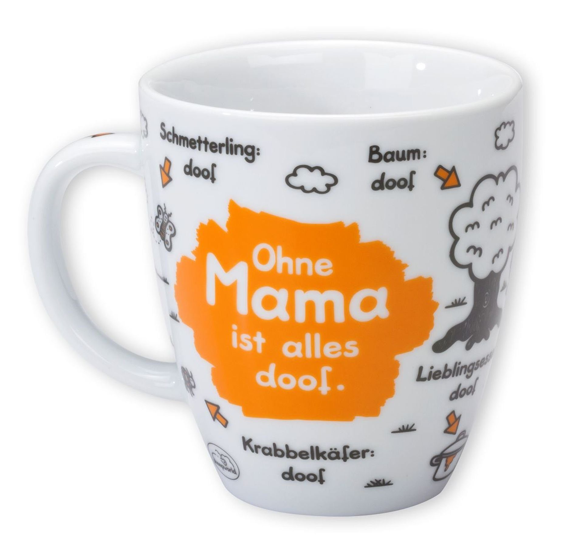 Sheepworld Tasse Sheepworld - Tasse "Ohne ... ist alles doof" 0,5l ODIAD  Geschenk