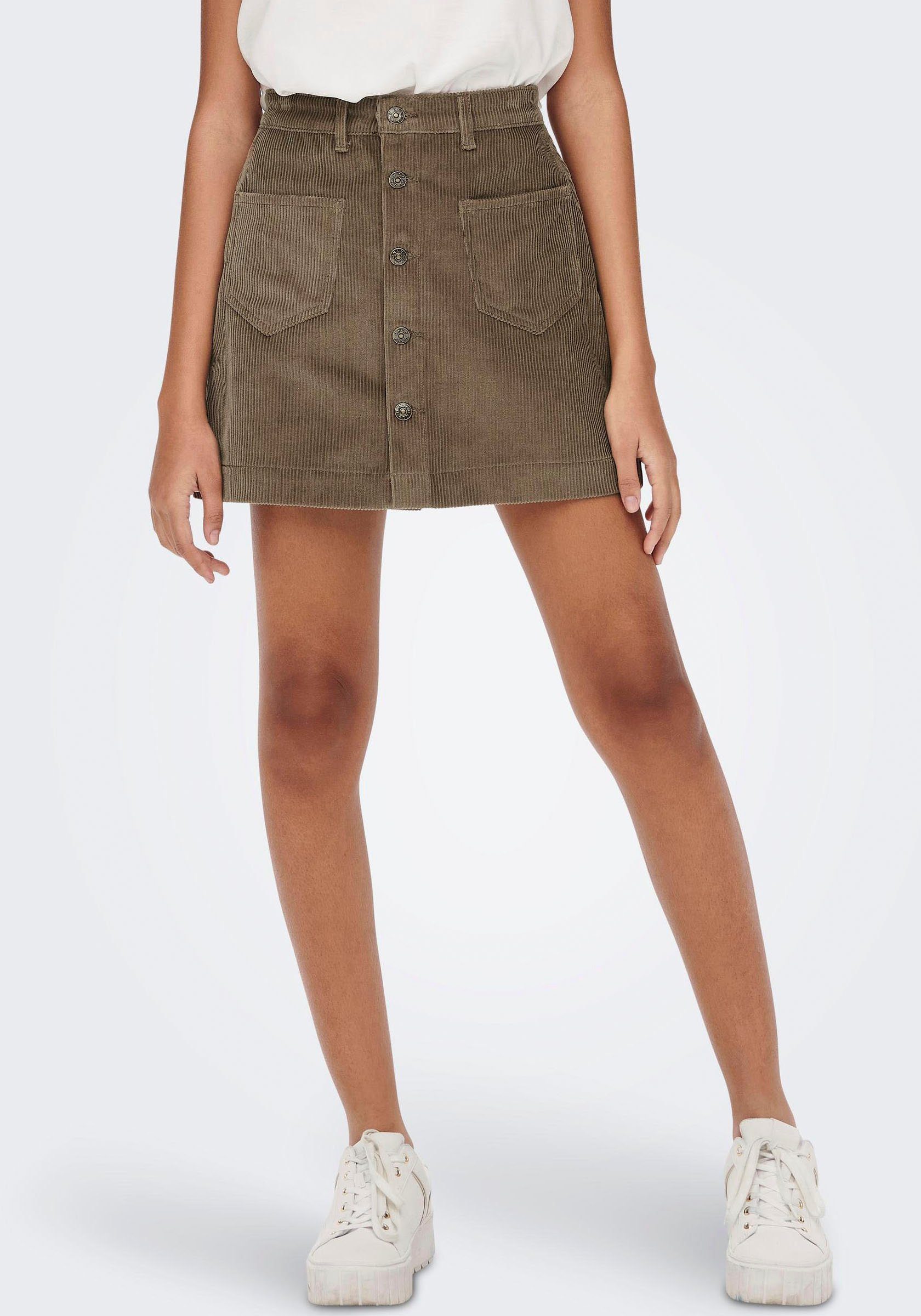 Minirock ONLAMAZING HW CORD SKIRT