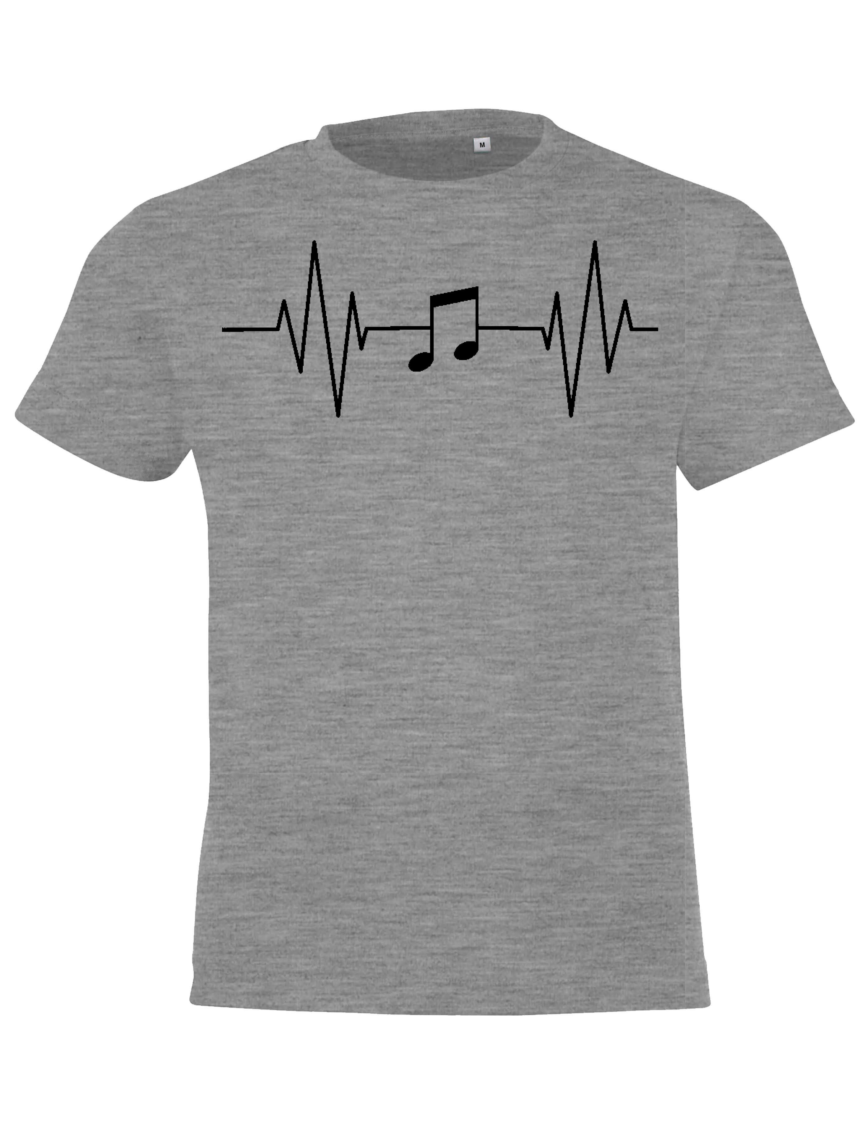 T-Shirt Heartbeat Musik Kinder T-Shirt