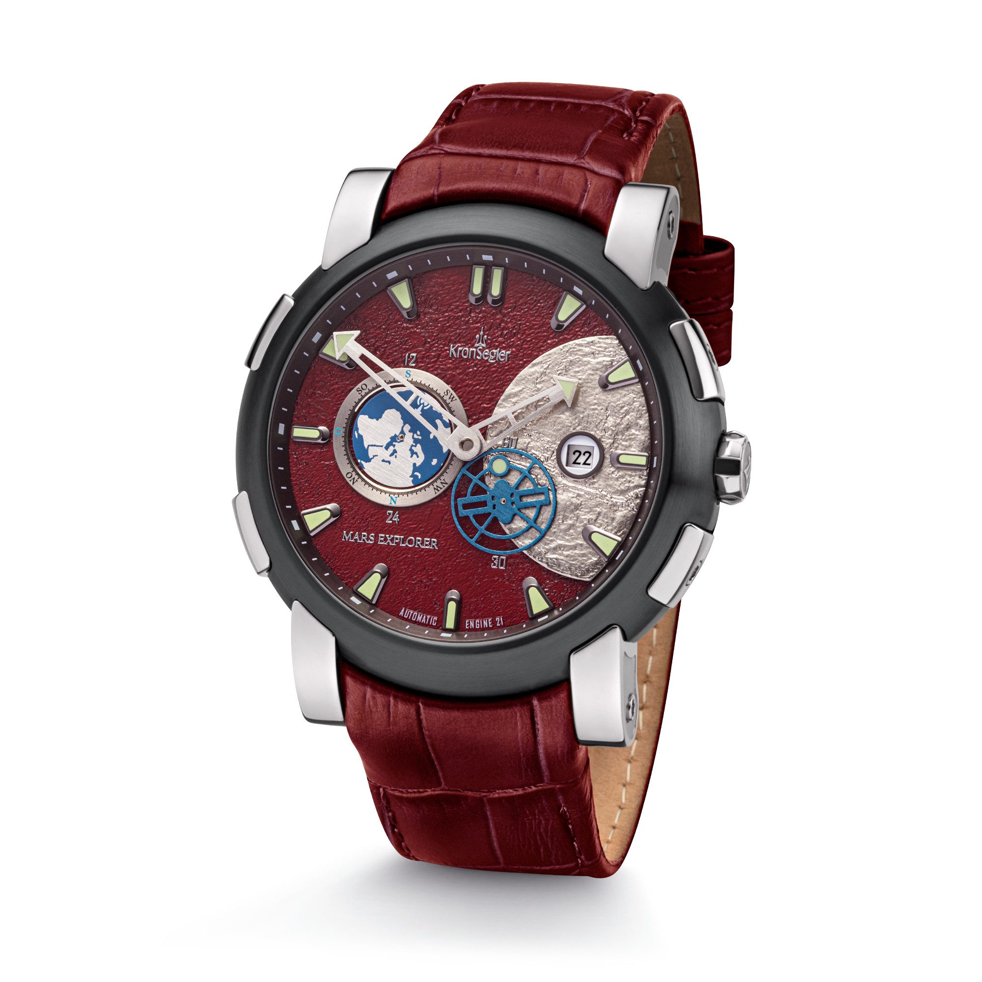 Kronsegler Automatikuhr Mars Exlorer Herrenuhr Automatik mit Saphirglas, Le günstig online kaufen