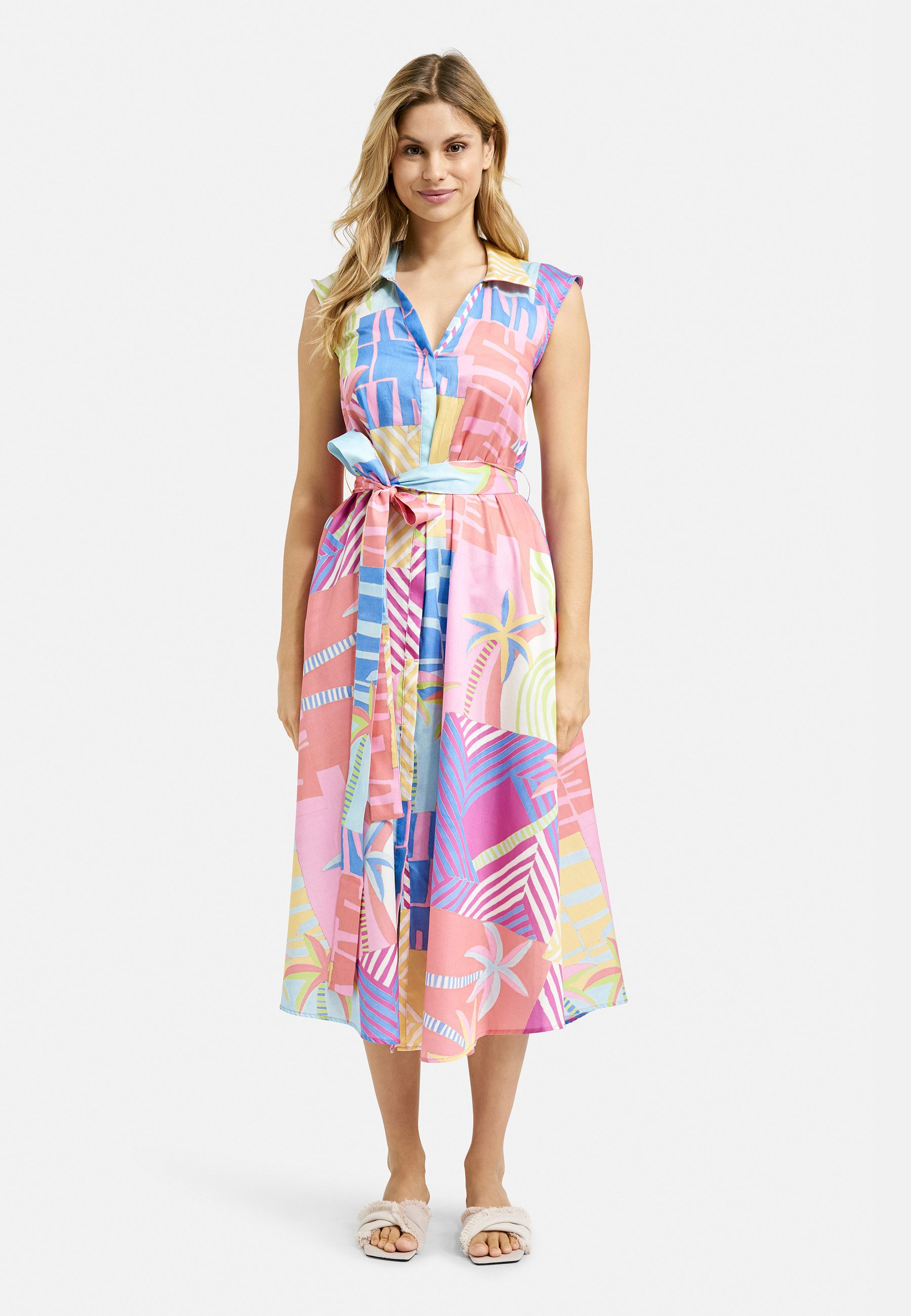 Milano Italy Sommerkleid mit Bindegürtel günstig online kaufen