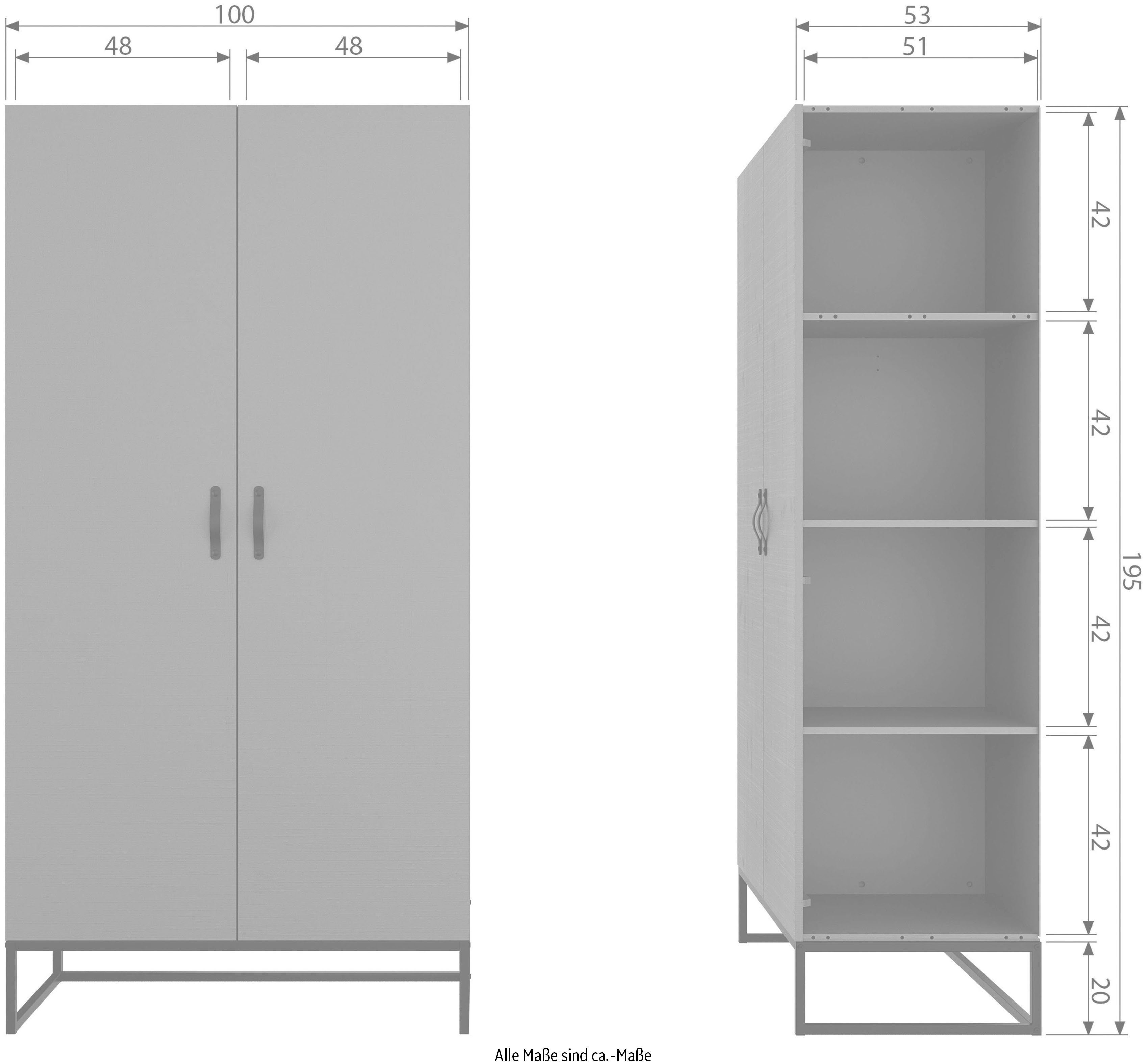 Garderobenschrank WOOOD Morris