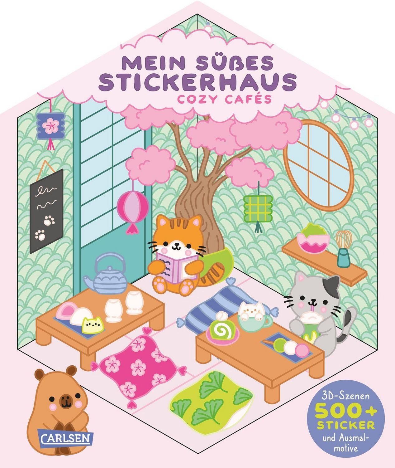 Mein süßes Stickerhaus: Cozy Cafés / diverse