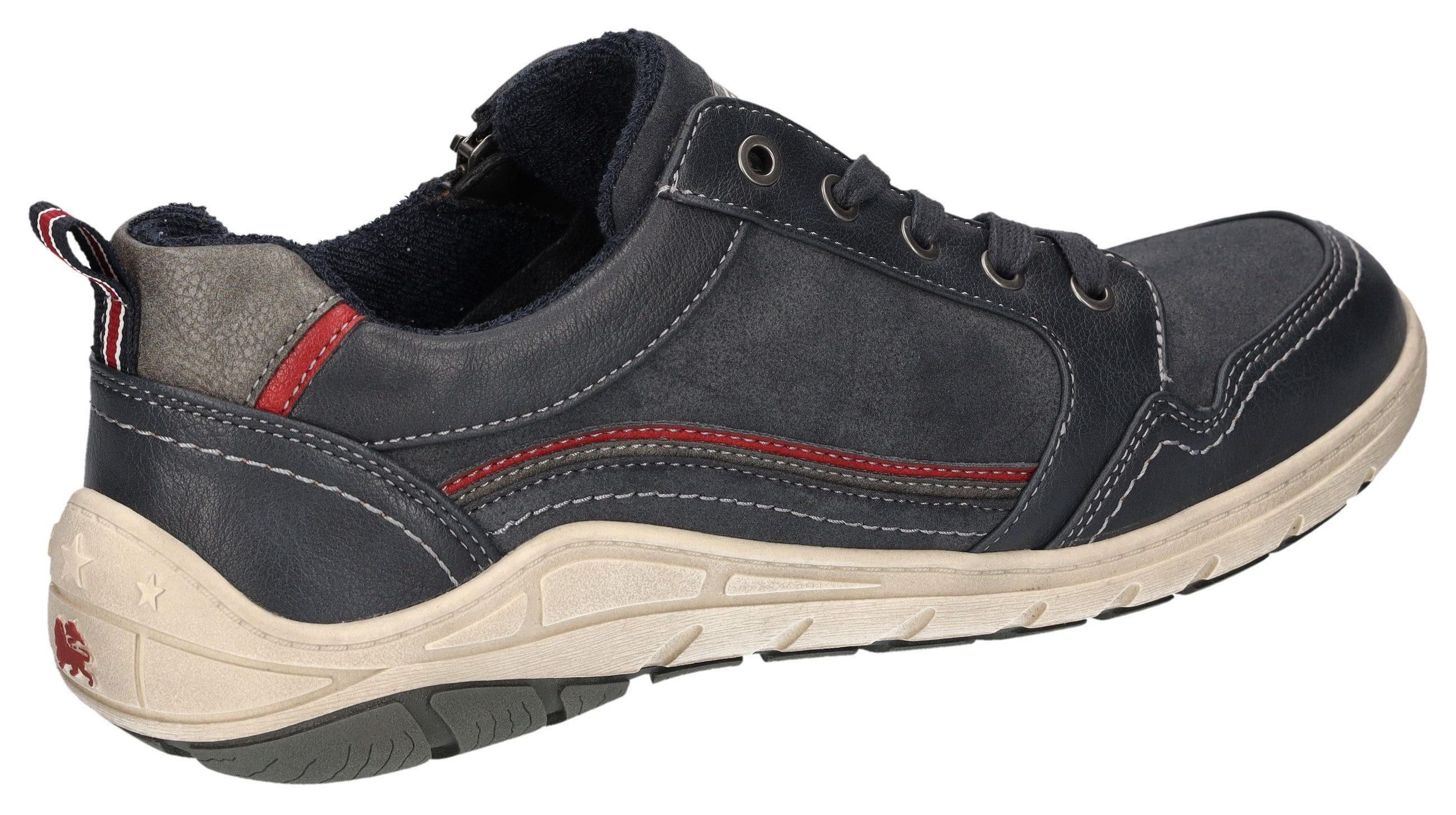 LERROS Sneaker Schnürschuh, Freizeitschuh, Halbschuh mit Reißverschluss