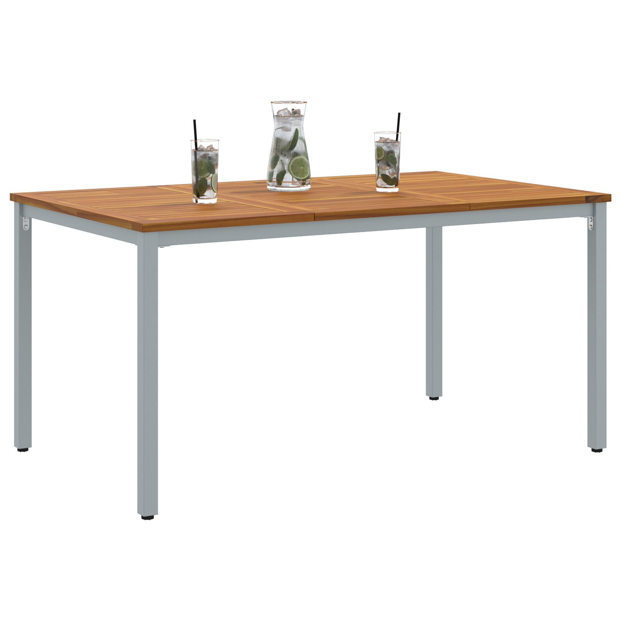 vidaXL Gartentisch Gartentisch 150x90x75 cm Massivholz günstig online kaufen