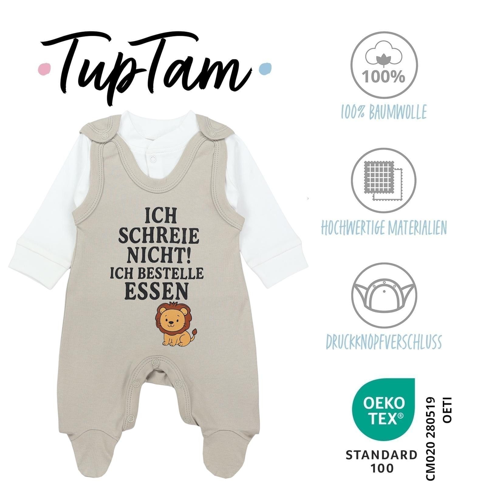 TupTam Strampler TupTam Unisex Baby Strampler Set Spruch Mamas & Papas Schatz