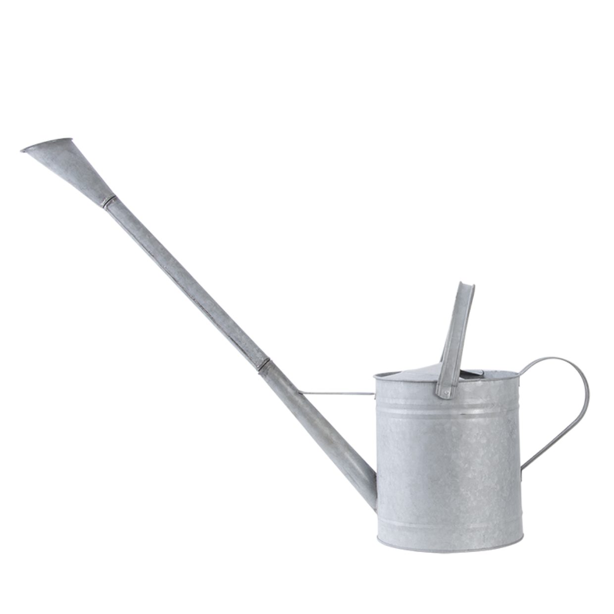 esschert design Gießkanne Gießkanne Alt Zink mit 6,2 Liter Volumen mit extra langem Ausgussrohr