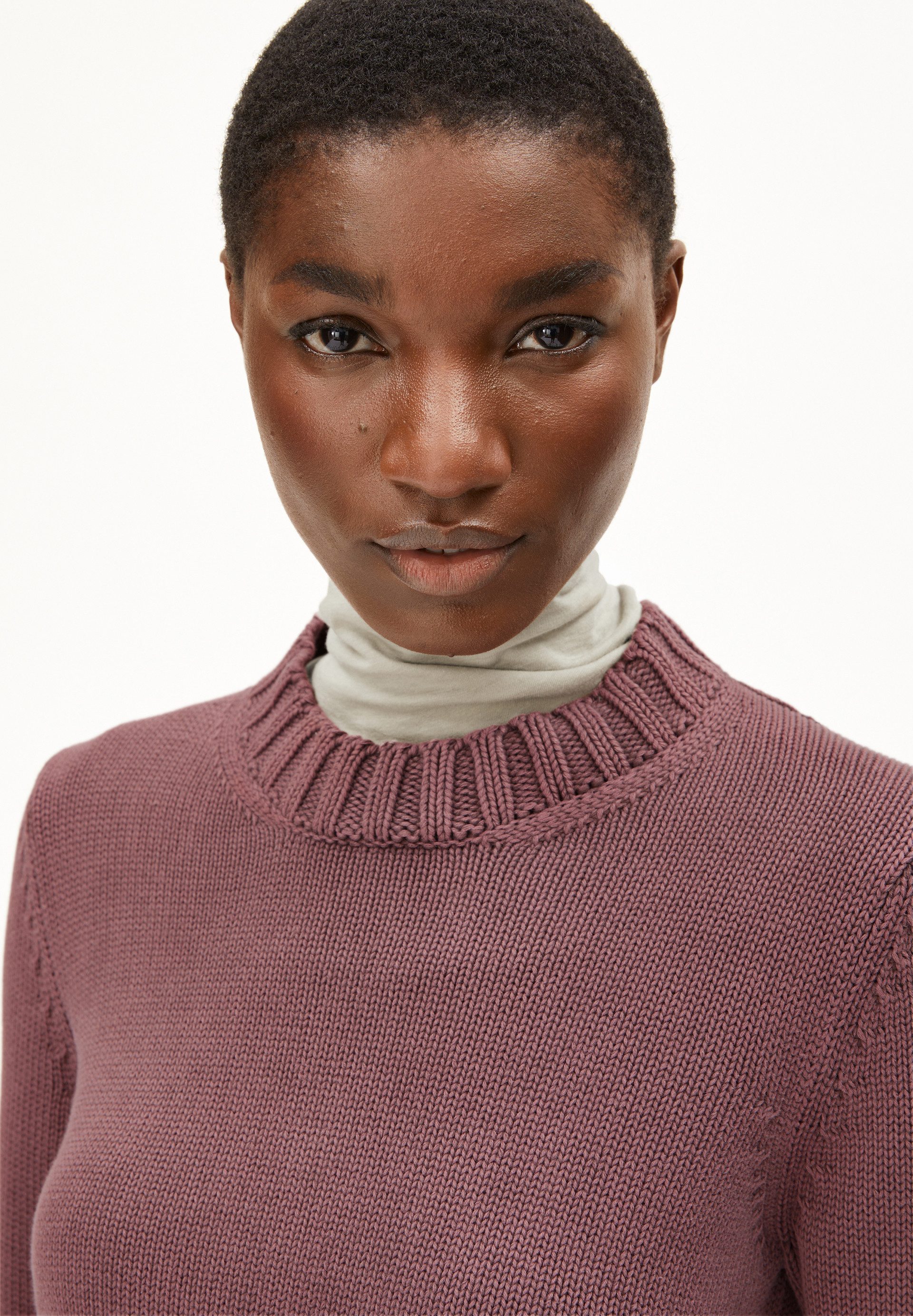 Armedangels Strickpullover AMALIAAS GMT DYE Pullover aus Bio-Baumwolle Relaxed Fit