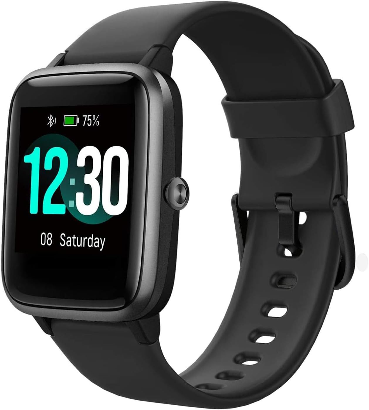 Fitpolo IDW19 Smartwatch (4,5 cm, android ios), Unisex Smartwatch mit 1.69" Display, 110+ Sportmodi und langer