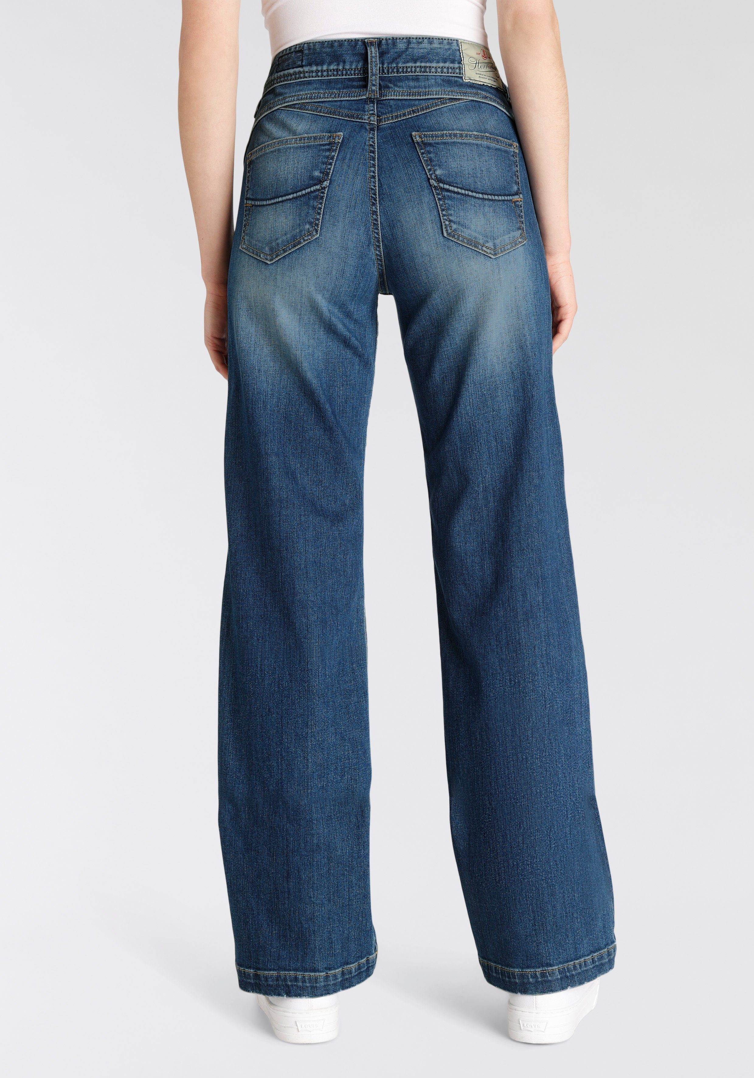 Herrlicher Weite Jeans Gila Sailor Long günstig online kaufen