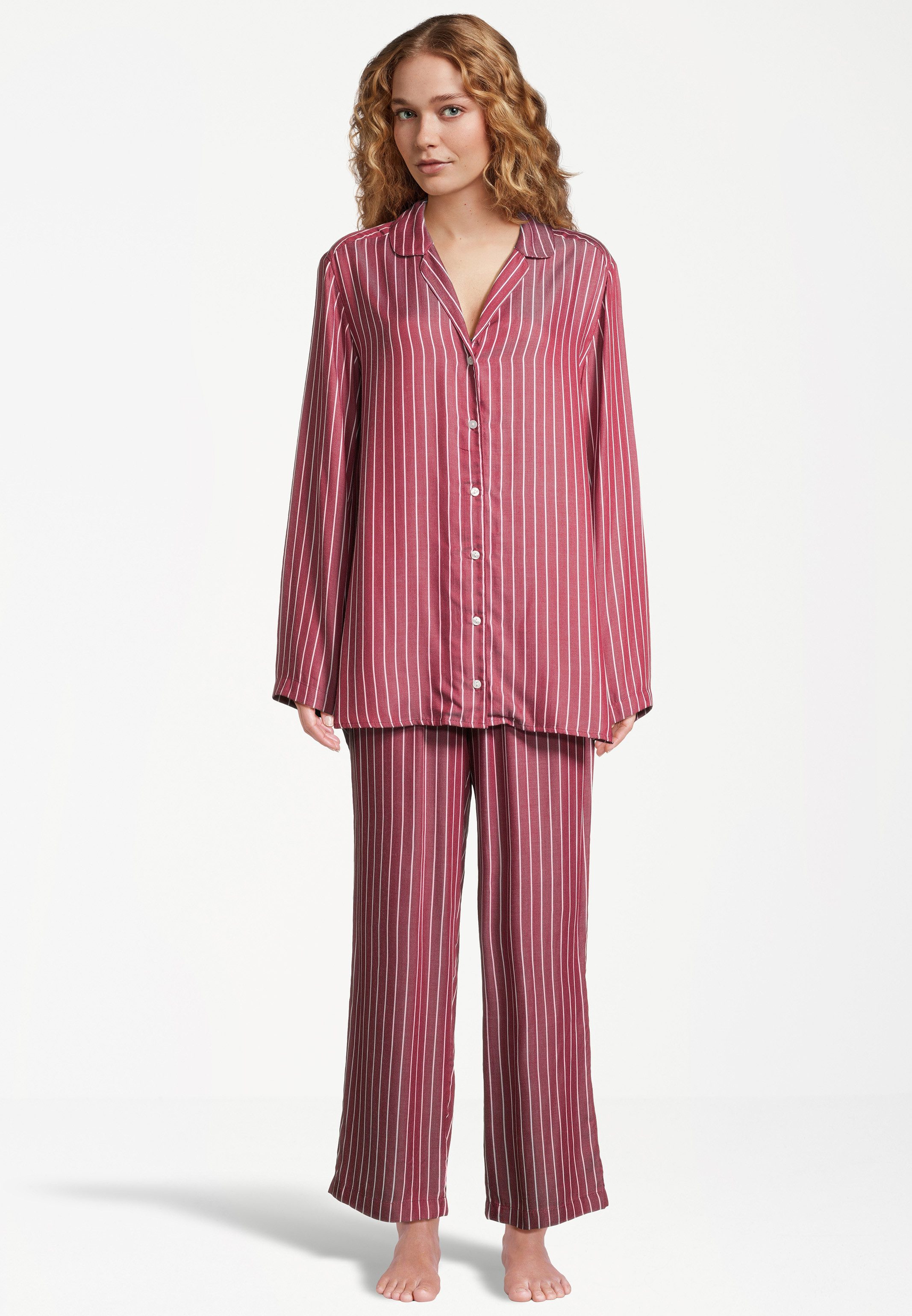 seidensticker Pyjama Classic Web (Set, 2 tlg) Pyjama - Atmungsaktiv - Obert günstig online kaufen