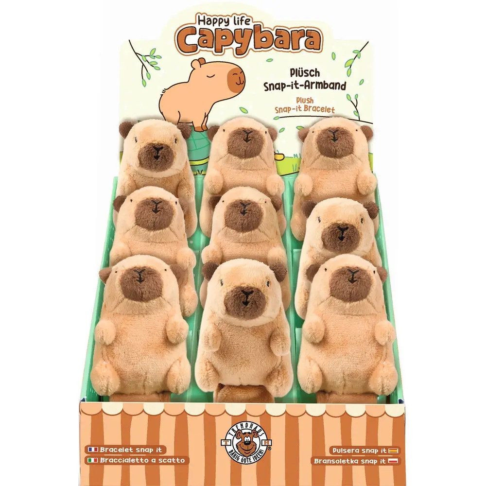 Trendhaus Armband Plüsch Snap-Armband Capybara
