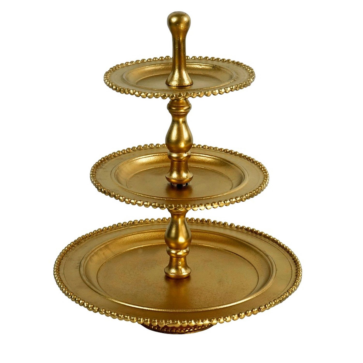 colourliving Etagere groß 54x66, Deko Etagere 3 stöckige Etageren aus Metall, Aluminium, viel Platz für harmonische Arrangements und kreative Gestaltung