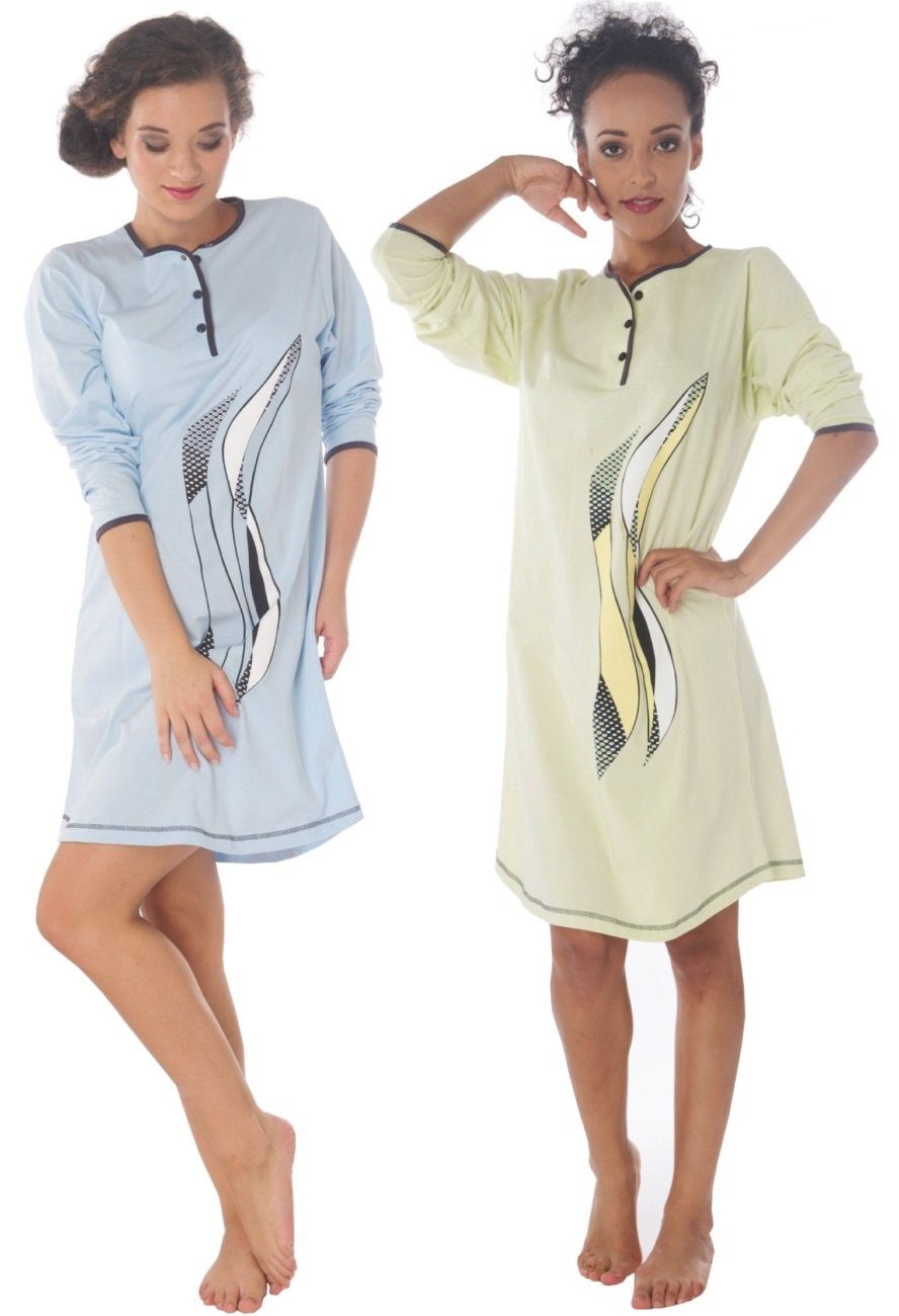 Consult-Tex Nachthemd Doppelpack Nachthemd (2er-Pack) bequem zu tragen günstig online kaufen