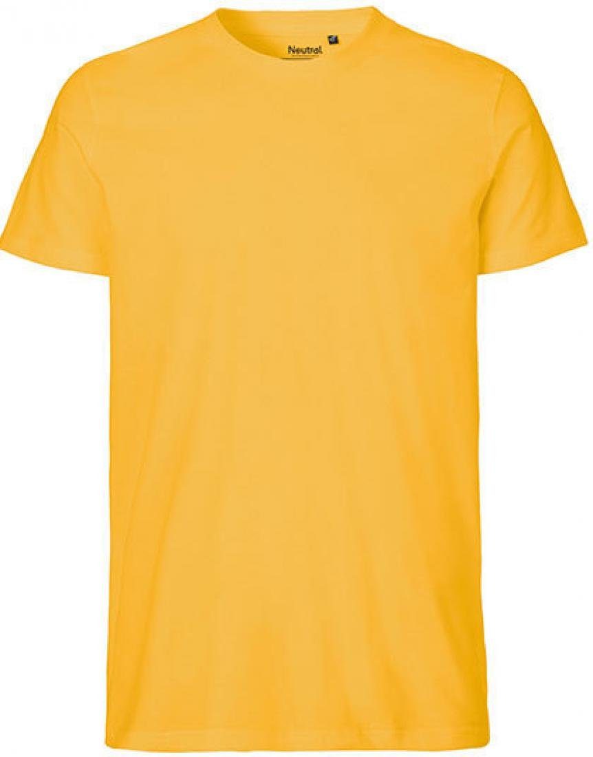 Neutral Rundhalsshirt Mens Fitted T-Shirt +GOTS-zertifiziert