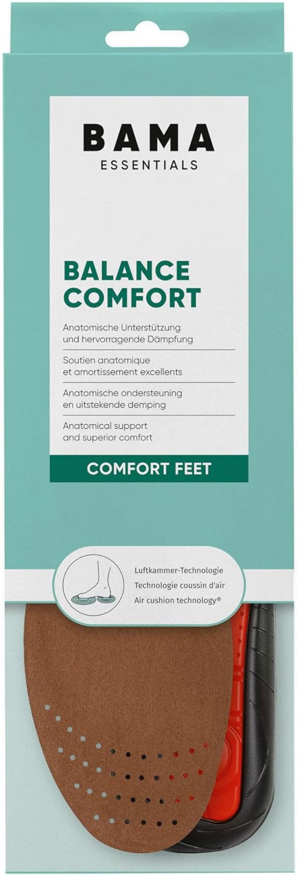 BAMA Group Fußbetteinlage Bama Balance Comfort Einlegesohlen anatomisches Komfort-Fußbett 1 Paar – Bild 5 von 5