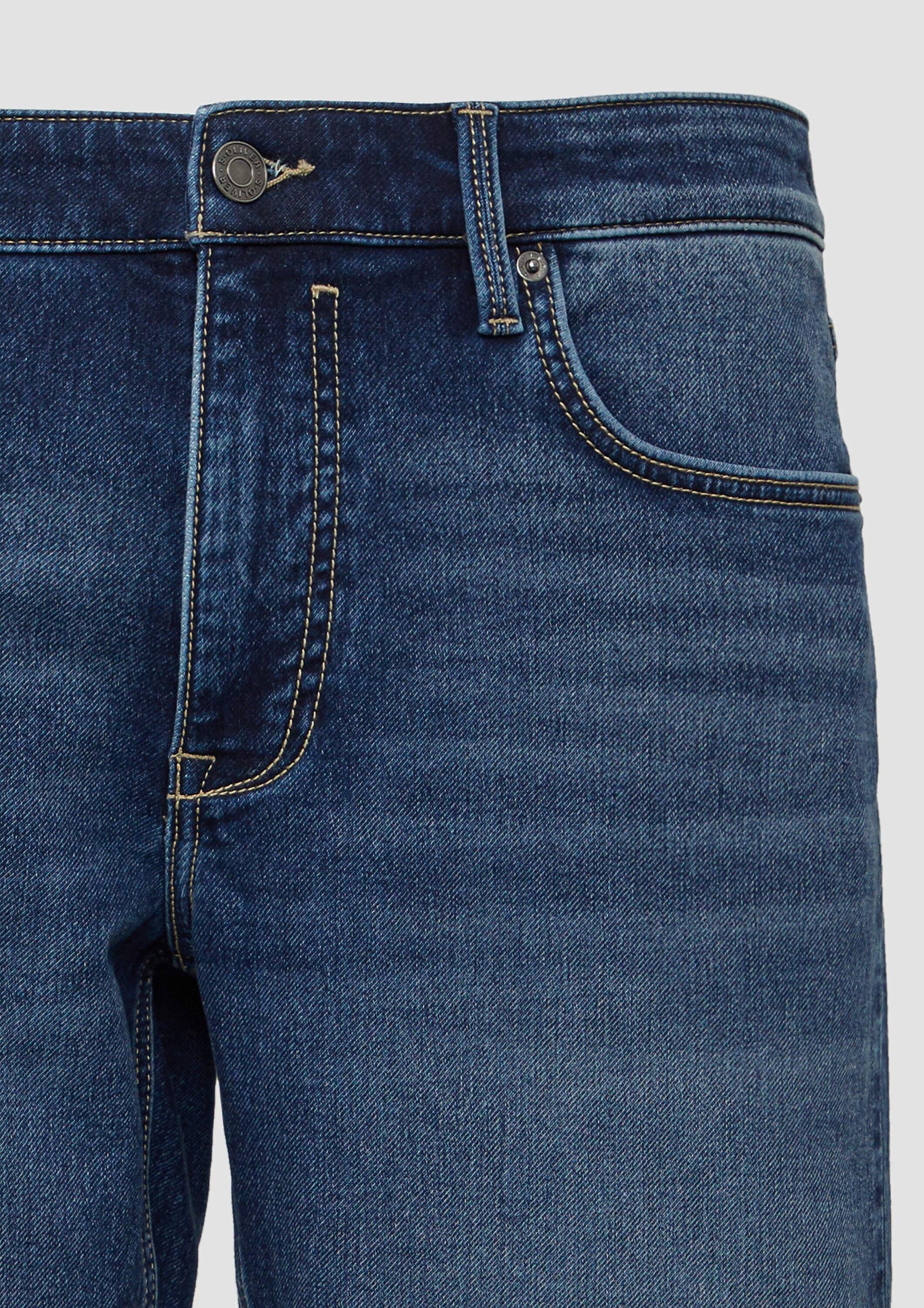 s.Oliver Jeansshorts Jeans-Hose Jeans-Shorts / Regular Fit / Mid Rise / Straight Leg