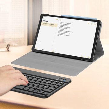 Fintie Tablet-Hülle Tastatur Hülle für Samsung Galaxy Tab S6 Lite 10.4 2022/2020 SM-P610/P613/P615/P619 - Keyboard Case mit Magnetisch Abnehmbarer Deutscher Tastatur