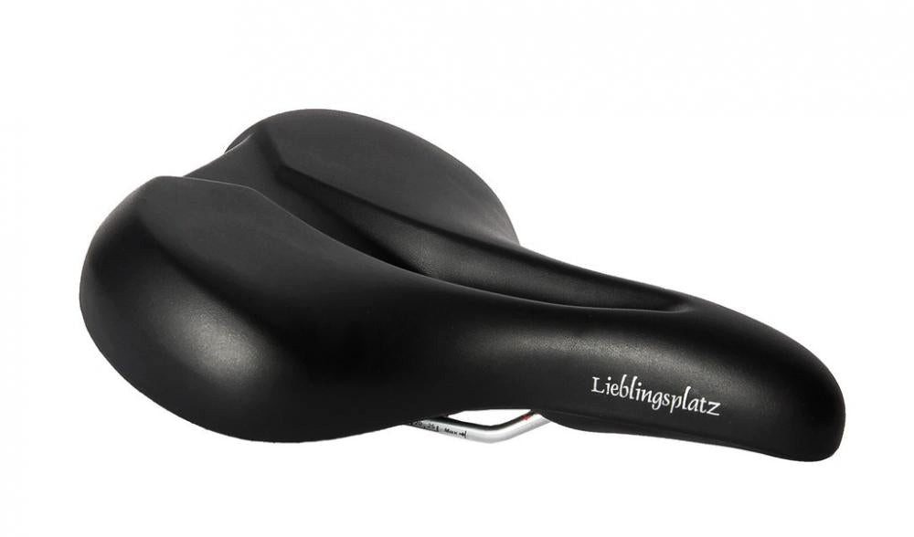 P&P Bequemsattel Fahrradsattel P&P Bequemsattel Lieblingsplatz 650 schwarz, Uni, 265x205mm