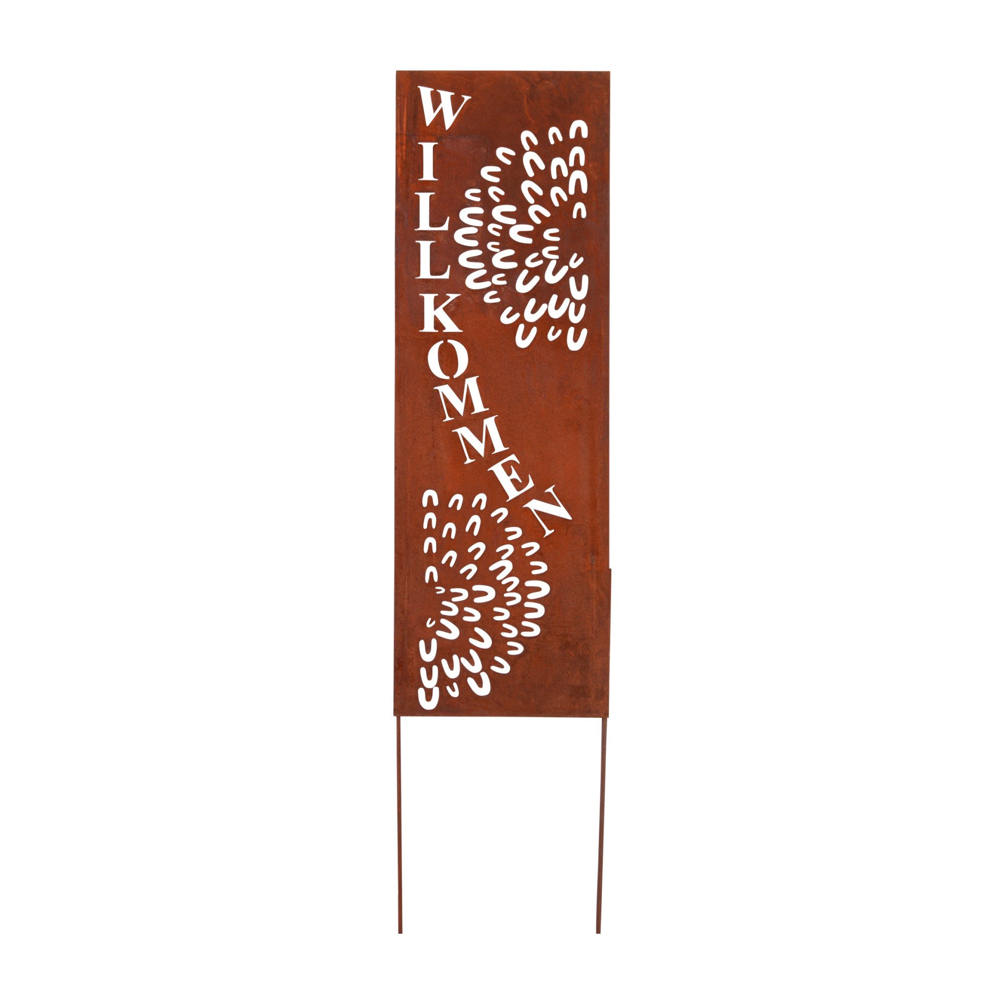 UNUS GARDEN Gartenstecker Roststecker Schild Willkommen günstig online kaufen