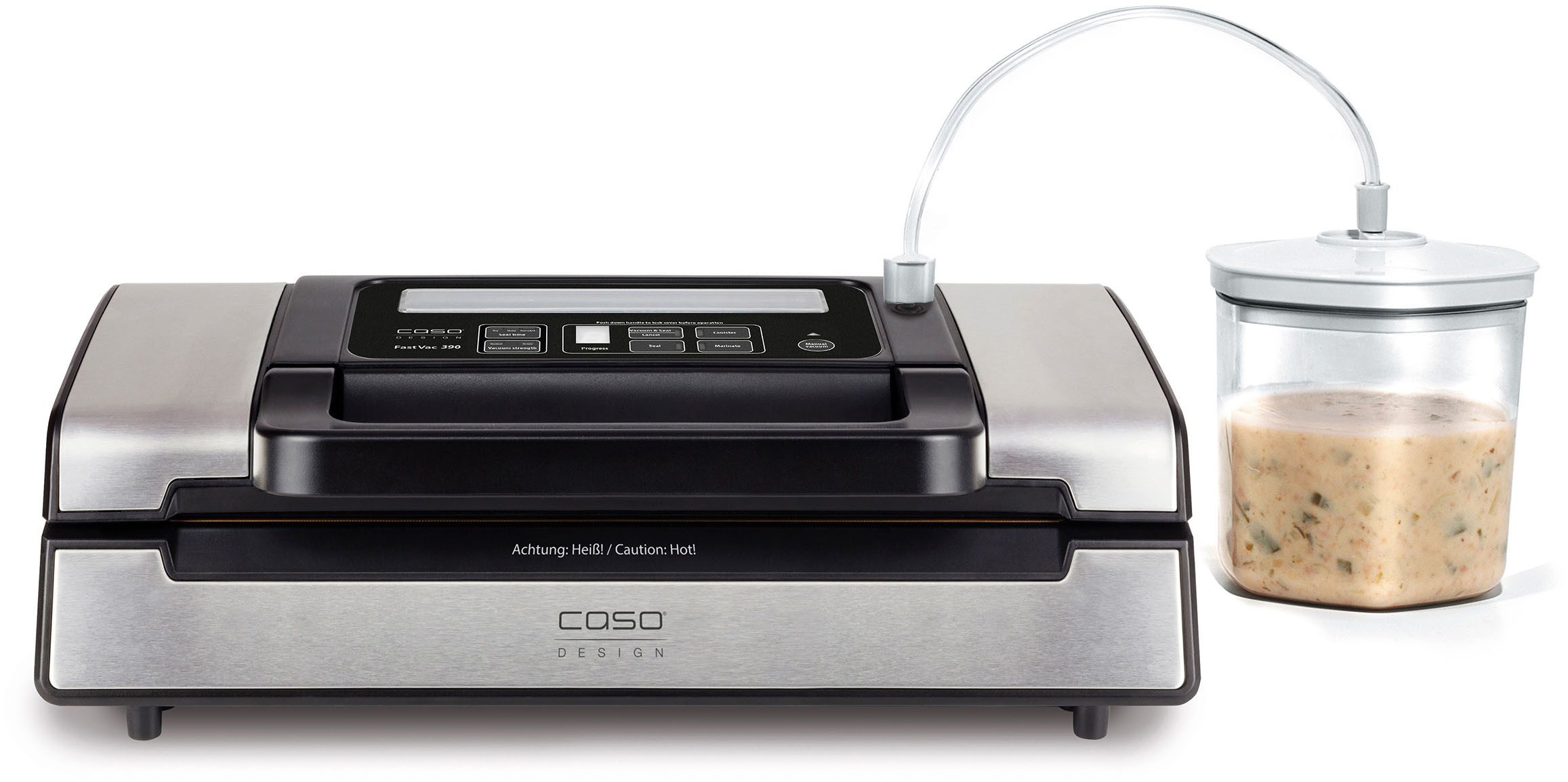 Caso Vakuumierer 1409 FastVAC500, 130W, mit 2 Folienrollen zum sofortigen Ausprobieren