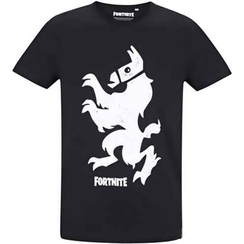T-Shirt Fortnite T-Shirt mit Vintage-Druck schwarz - weiß Erwachsene + Jugendliche Gr. M L XL Epic Games