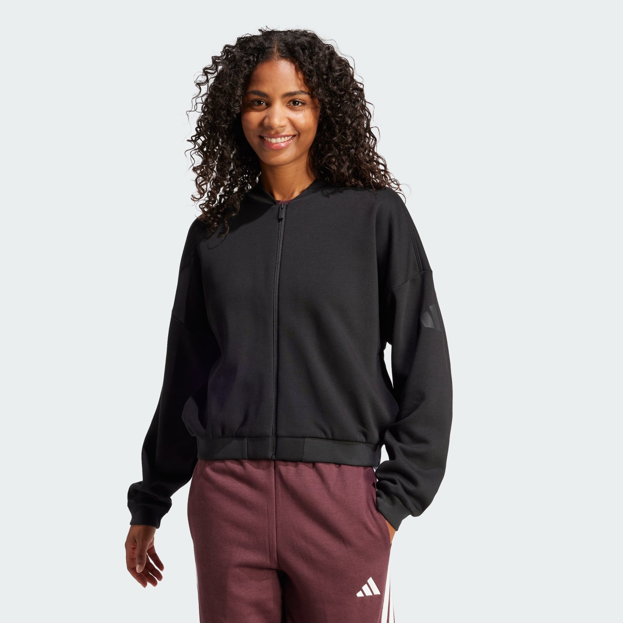 adidas Sportswear Trainingstop ESSENTIALS CONTEMPORARY LOGO BOMBERJACKE (1- günstig online kaufen