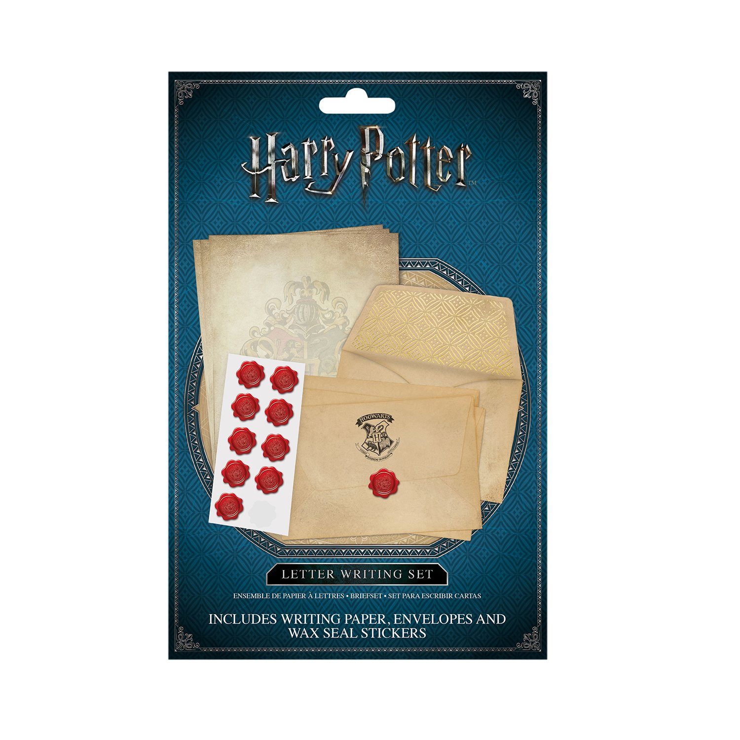 Paladone Schreibgeräteetui Harry Potter Briefset Siegel mit Briefpapier