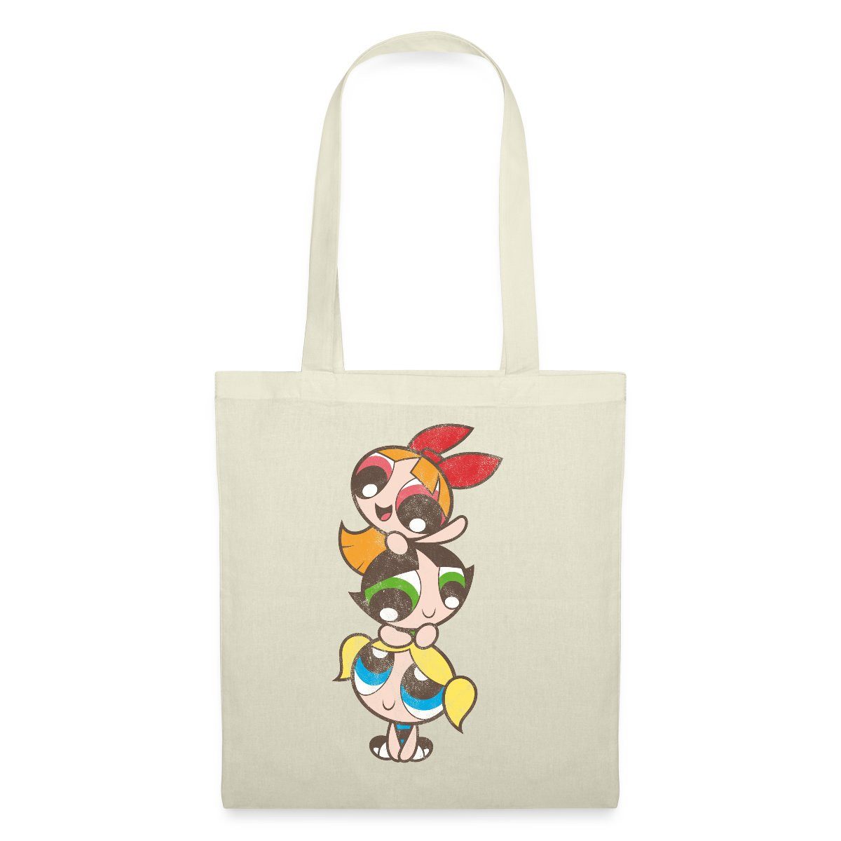Henkeltasche Powerpuff Girls Mädchenturm Stoffbeutel
