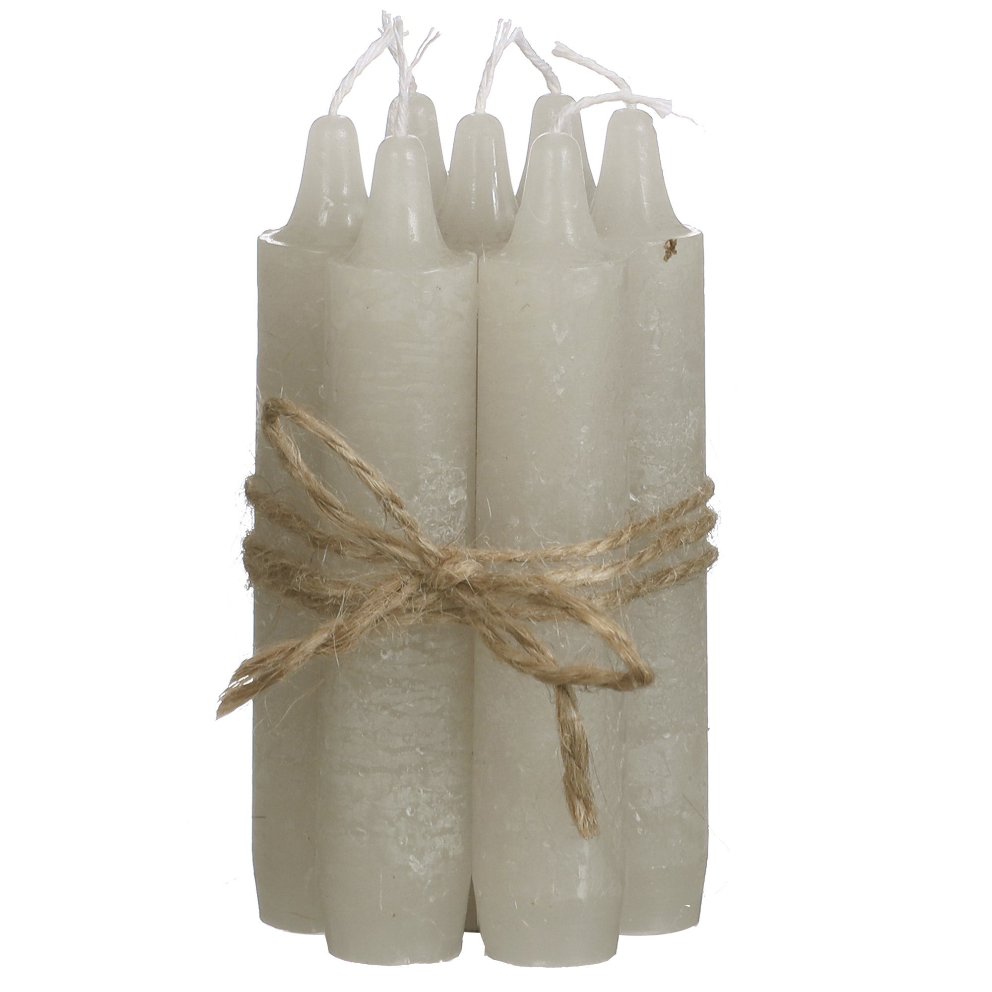 Annastore Spitzkerze 7-tlg. Set Kerzen H 11 cm - Stabkerzen für Flaschen und Vasen