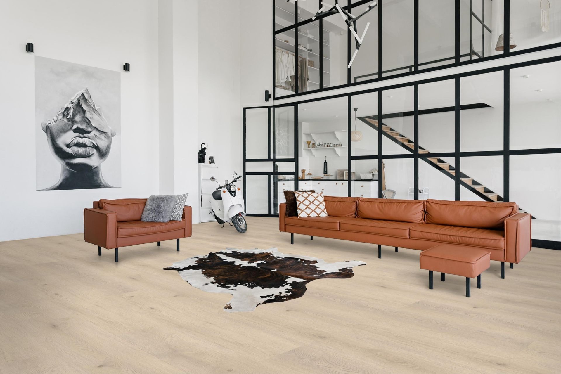 Check Vinylboden Click-Vinyl Eiche Breitdiele Synchron inkl. Trittschall, Breitdiele synchron CHECK Premium Collection, Packung, In 1 Packung: 8 Paneele - 2,235m², 1 Packung: 8 Paneele - 2,235m²