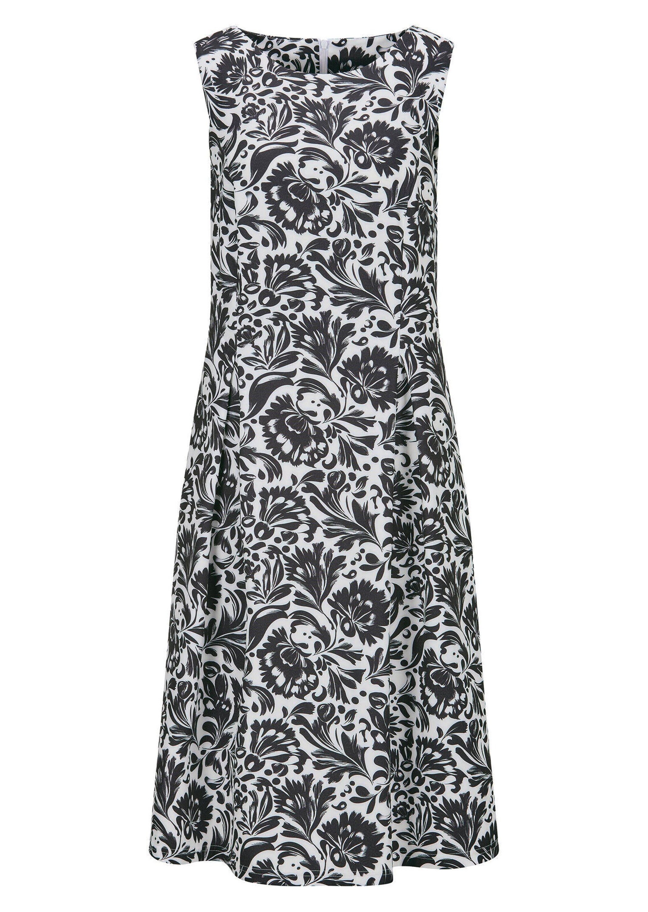 Sommerkleid Elegantes Jerseykleid mit Faltenrock