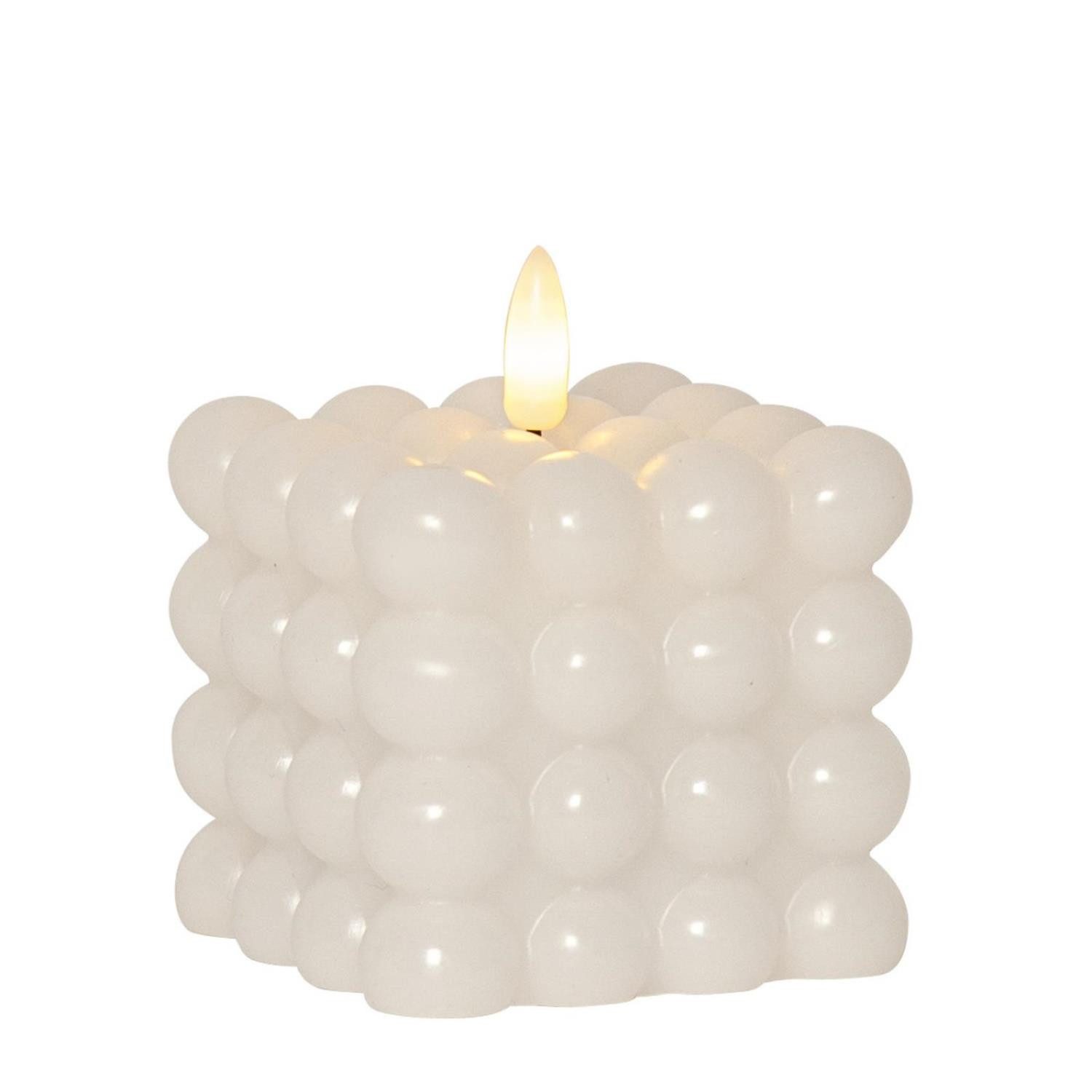 MARELIDA LED-Kerze LED Kerze Bubble Würfel günstig online kaufen