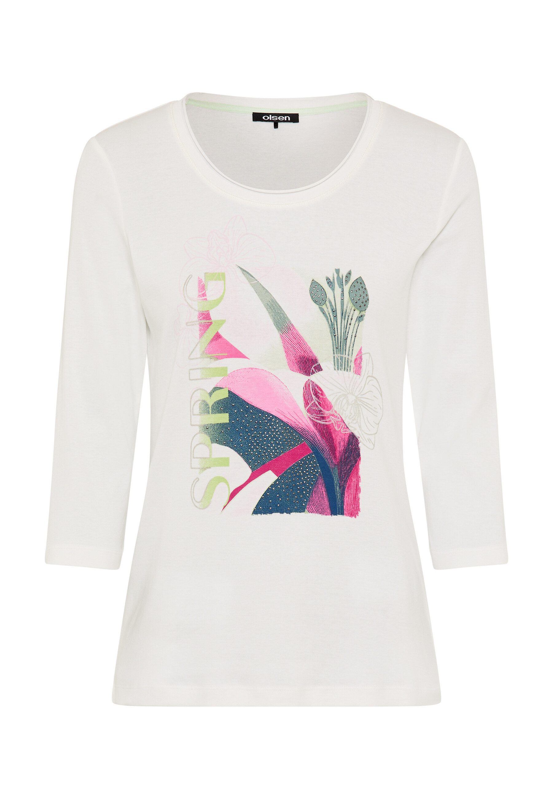 Olsen T-Shirt Shirt mit Placement-Print