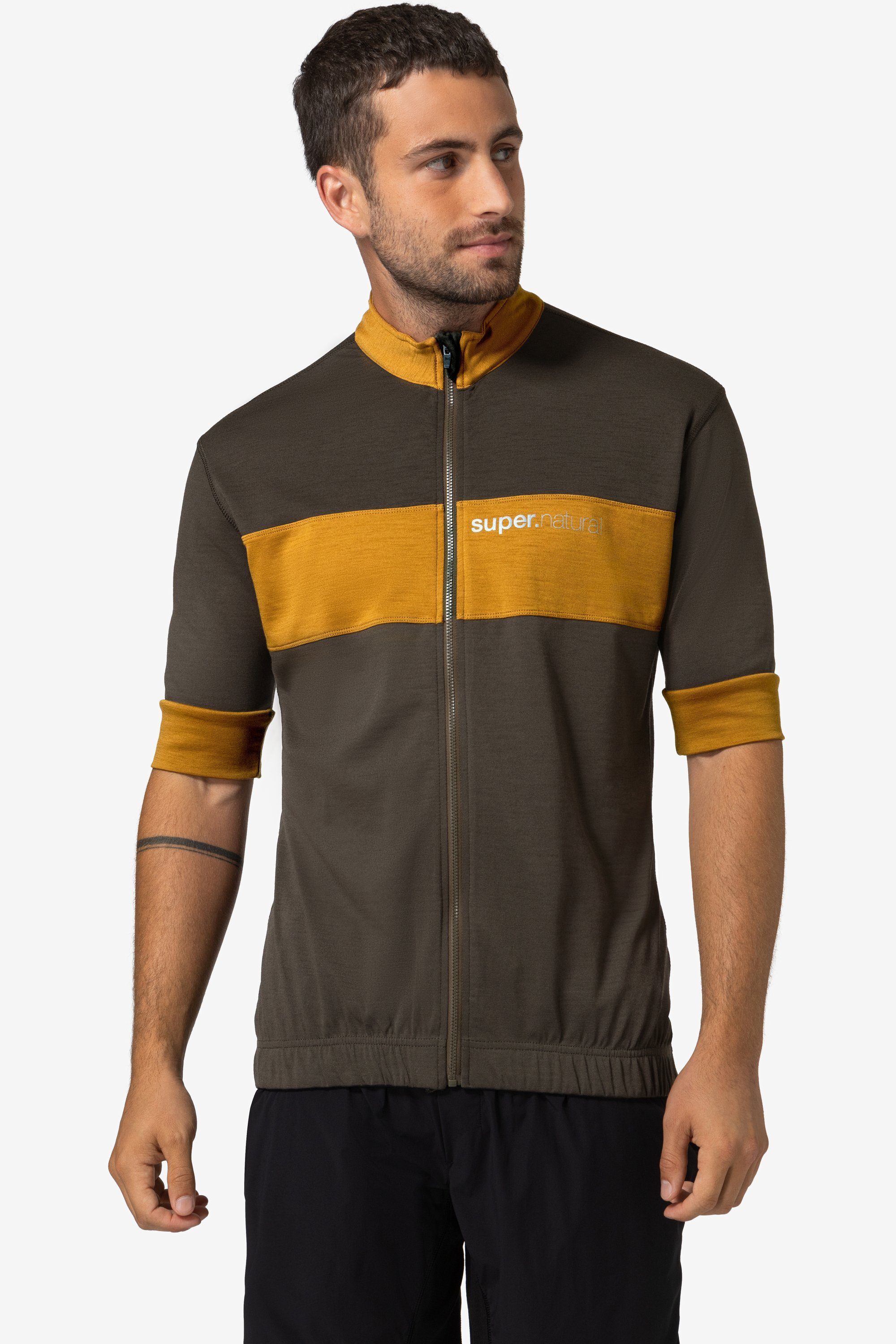 SUPER.NATURAL Radtrikot Merino Fahrradtrikot M GRAVIER günstig online kaufen