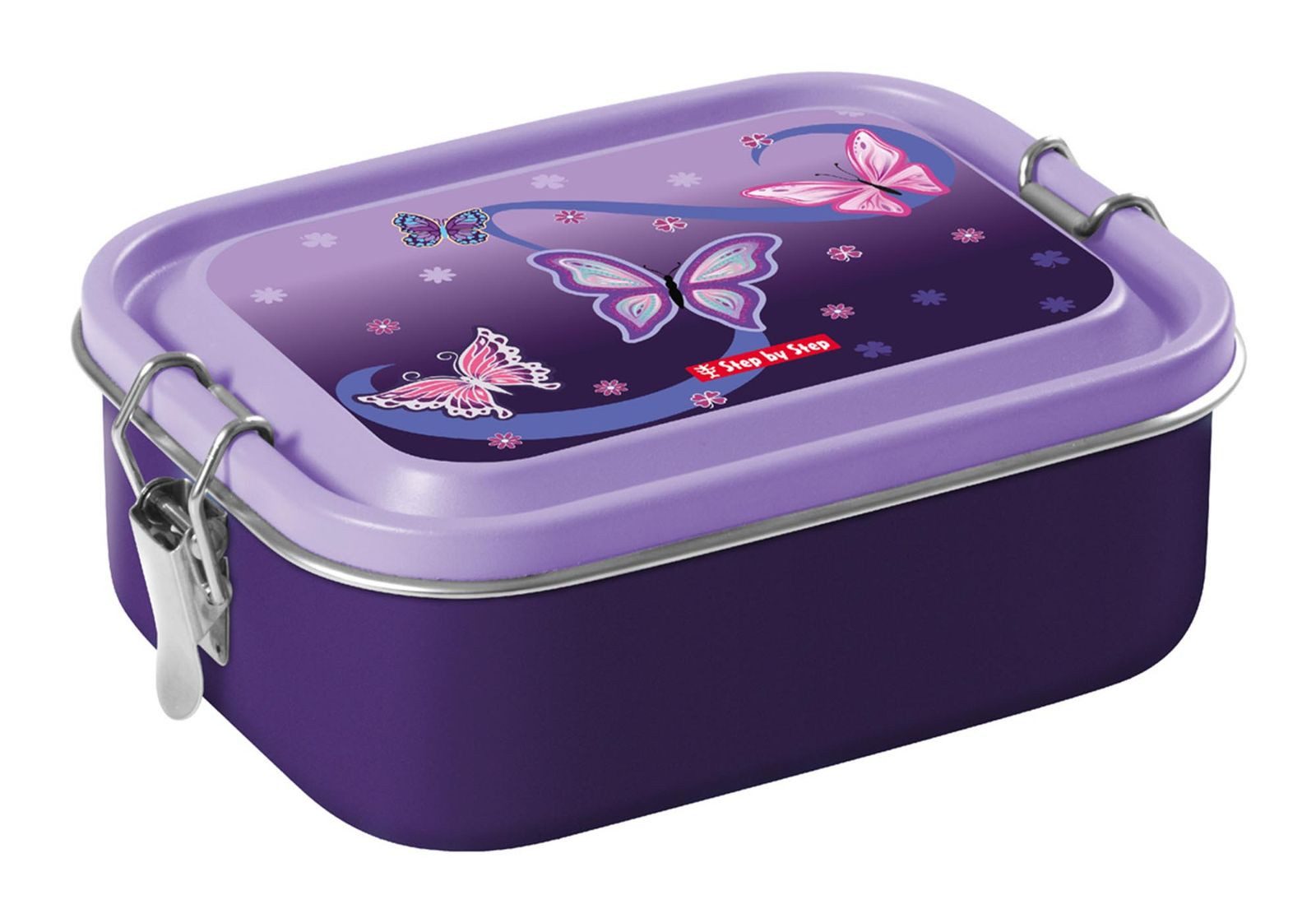 Step by Step Aufbewahrungsbox Edelstahl-Lunchbox ''Sweet Butterfly''