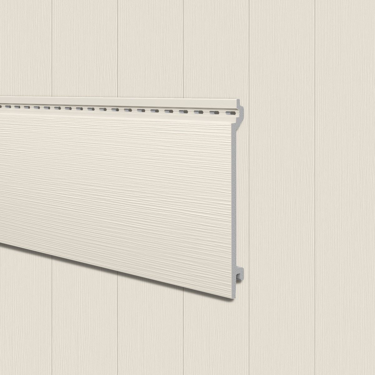 Vox Verkleidungspaneel Kerrafront FS-101 Opti Profil Länge à 2,95m 4 Stück 2qm paper ivory, BxL: 20,5x295 cm, 0,6 qm, (Bund mit 4 Paneele, 2,124 qm) Geringer Wartungsaufwand, UV-beständig, gleichmäßig zarte Struktur