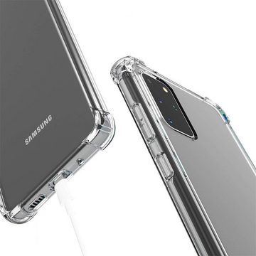 CoolGadget Handyhülle Anti Shock Rugged Case für Samsung Galaxy S20 Plus 6,7 Zoll, Slim Cover mit Kantenschutz Schutzhülle für Samsung S20+ 5G Hülle