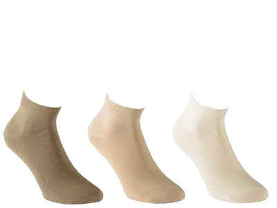 Riese Strümpfe Kurzsocken Kurze Socken beige, 6Paar (6-Paar)