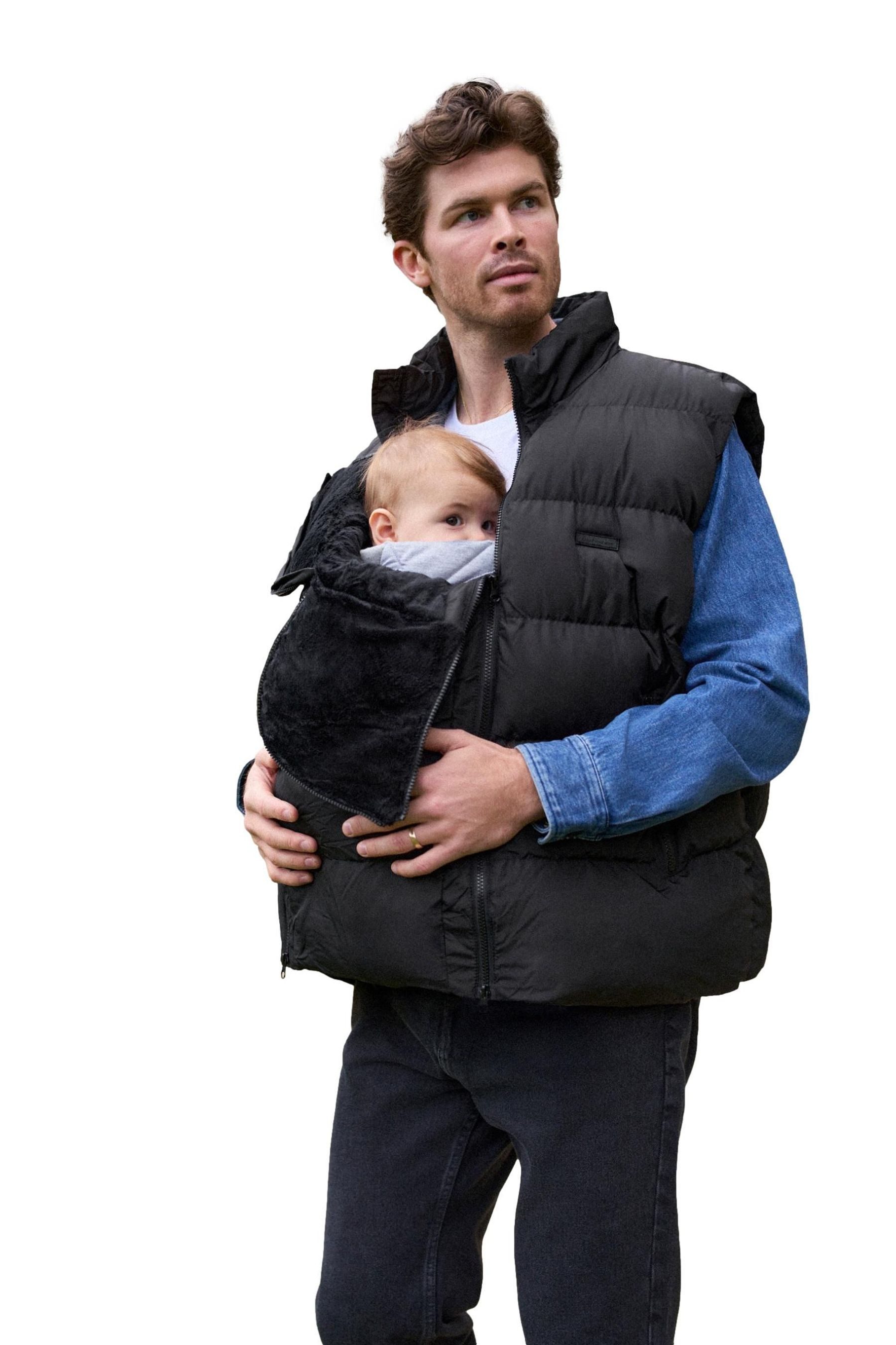 Steppweste Seraphine Herrenweste zum Babytragen