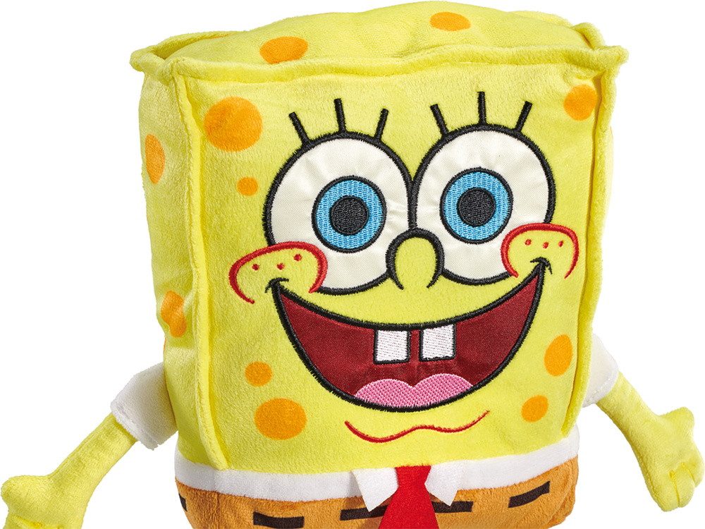 Schmidt Spiele Plüschfigur Plüsch Stofftier Spongebob 28 cm 42843