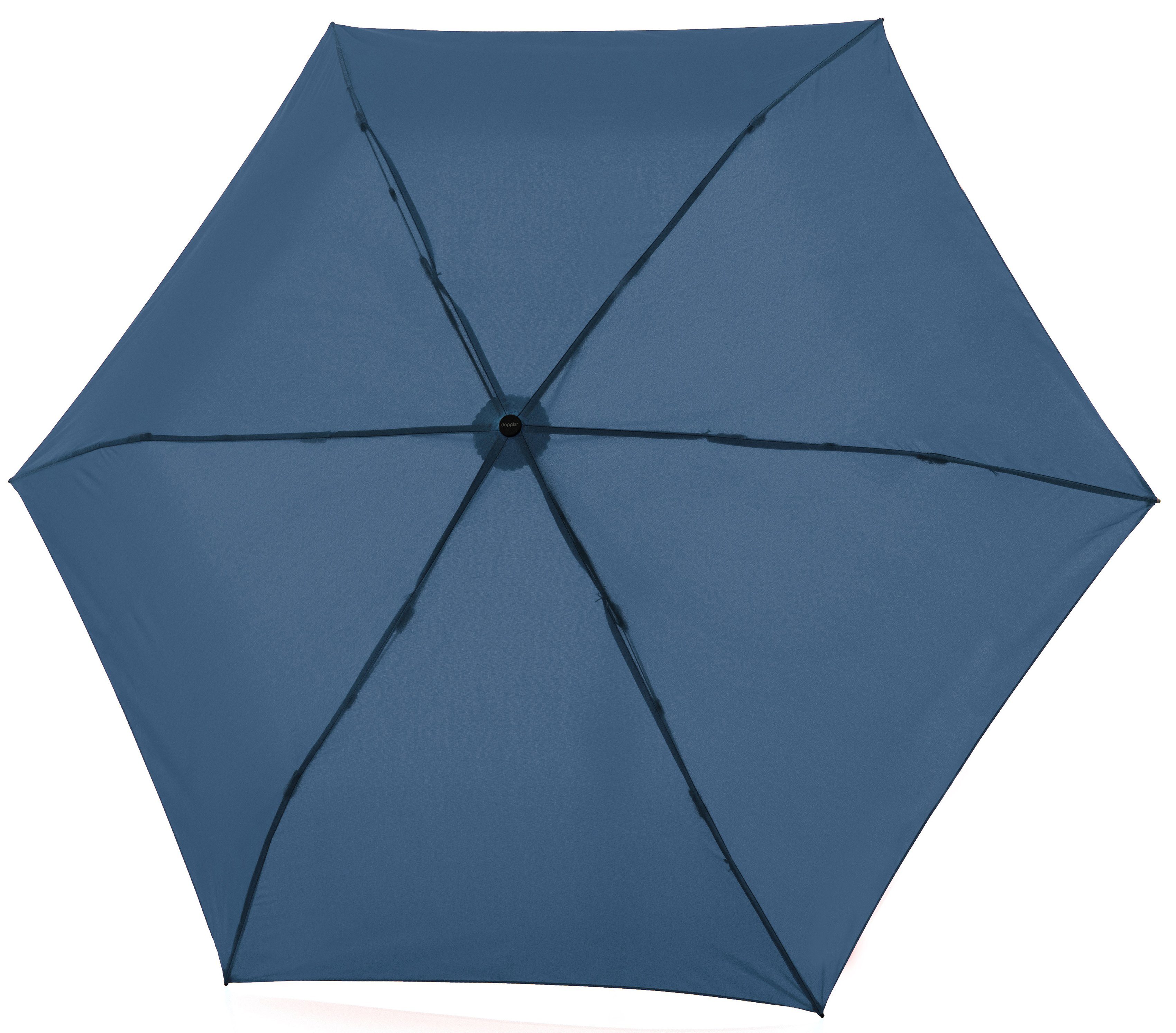 Damen Regenschirme doppler® Taschenregenschirm Zero 99 flat uni, Deep Blue