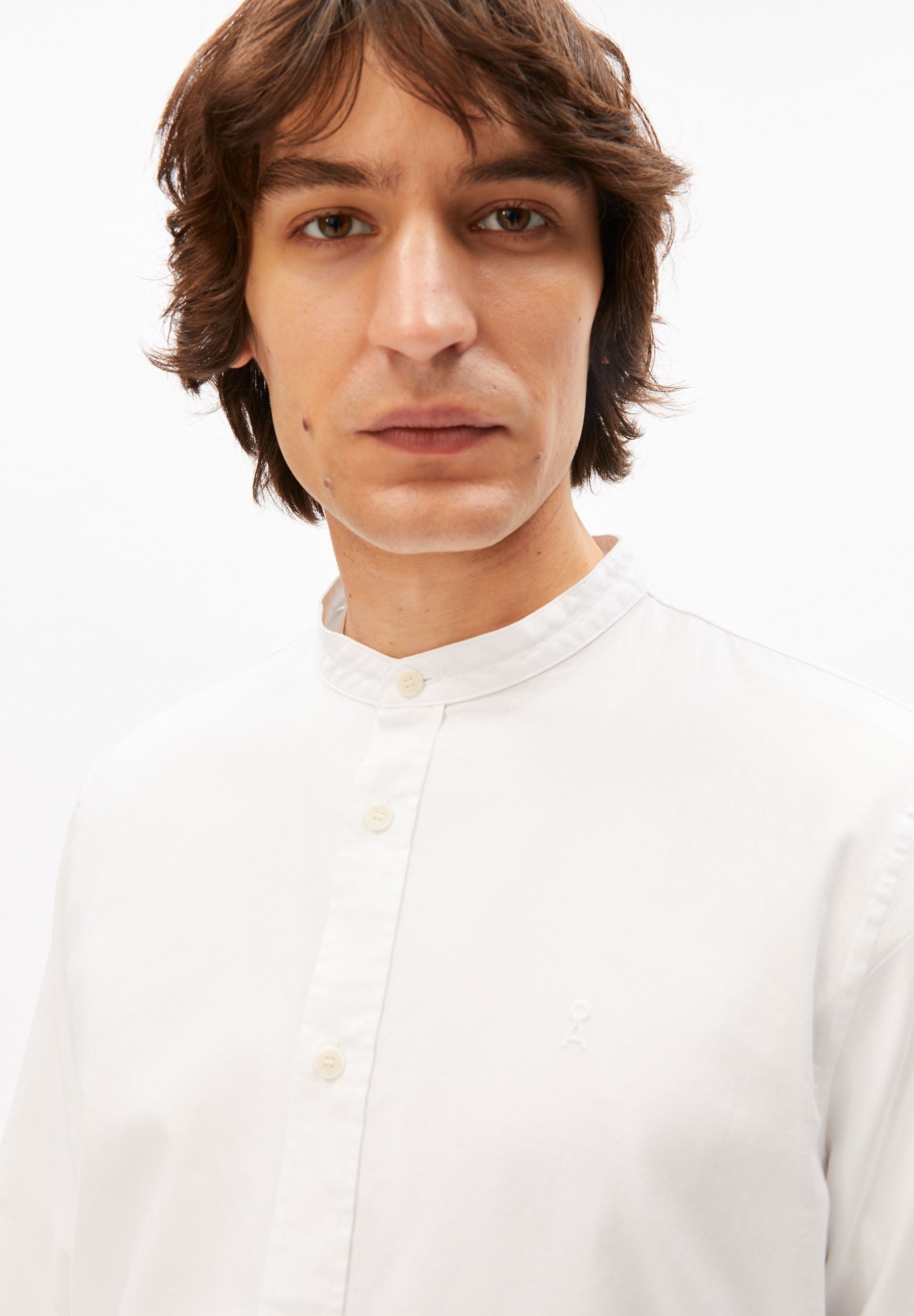 Armedangels Langarmhemd TOMAASAS Hemd aus Bio-Baumwolle (1-tlg., Regular Fit) Regular Fit