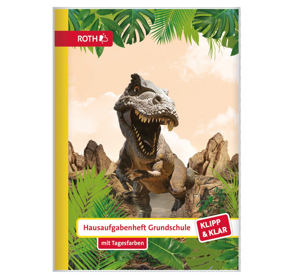 Thumbnail - Roth Schulheft Roth Hausaufgabenheft Grundschule Tyrannosaurus DIN A5